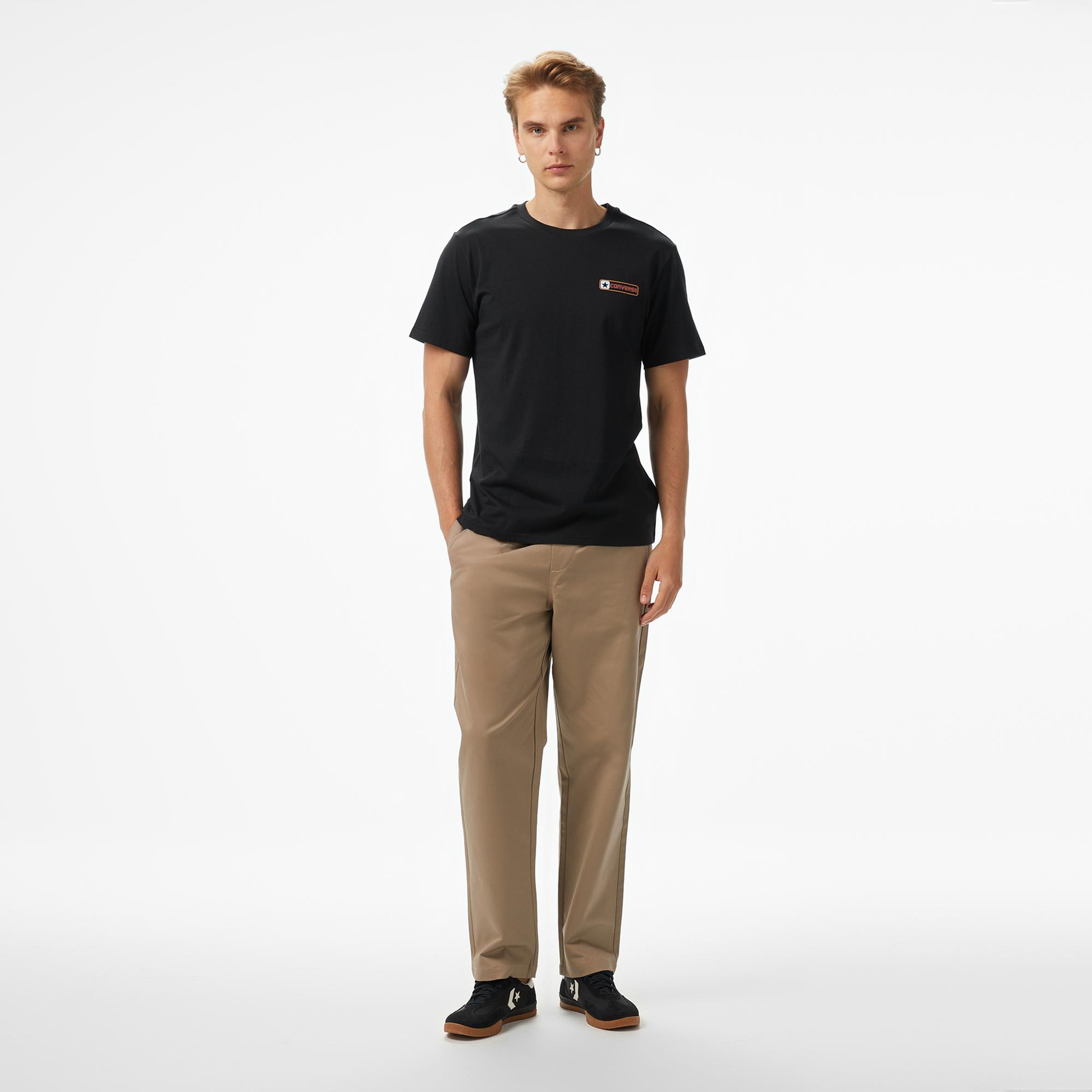 Converse Erkek Siyah T-Shirt