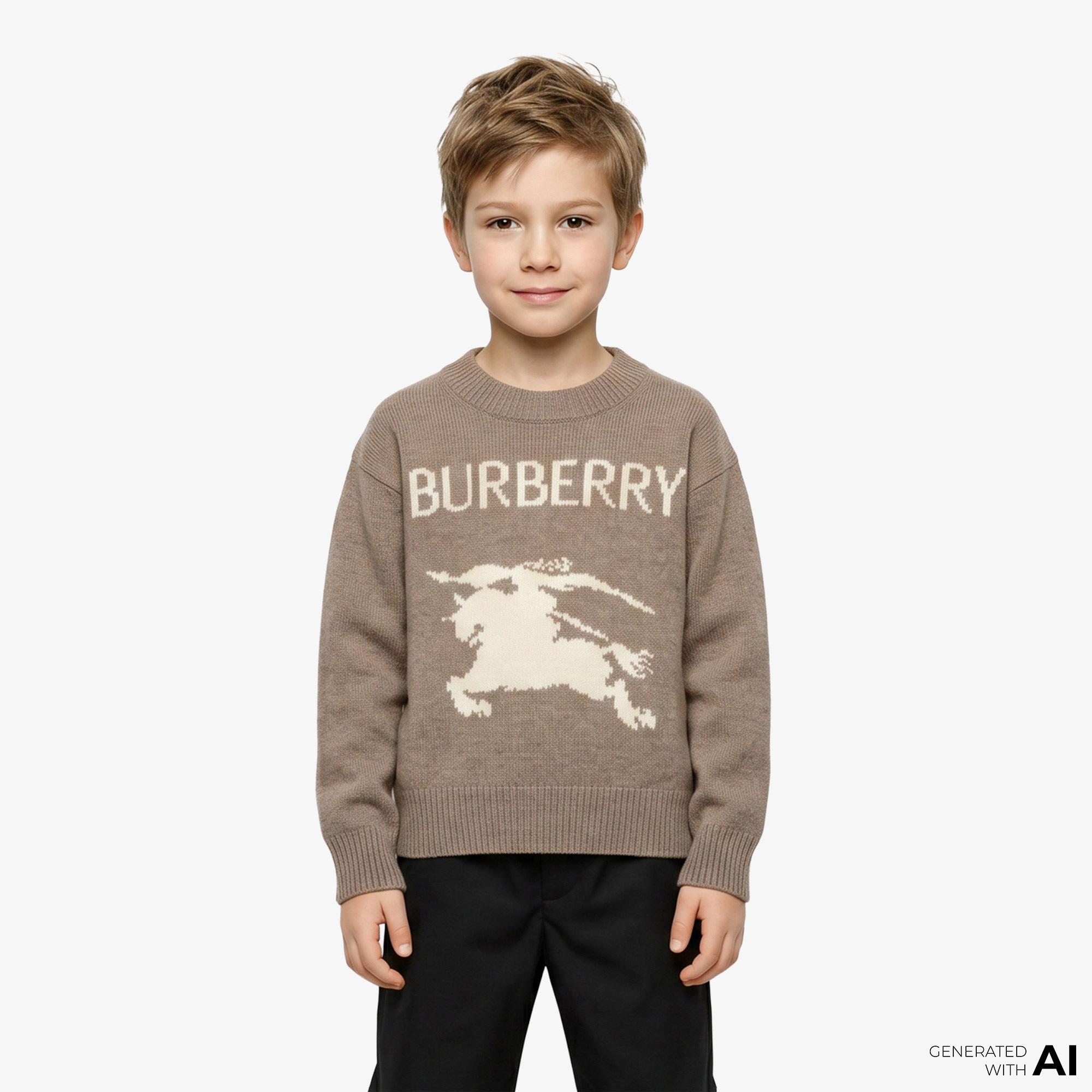 Burberry Porgy Ekd Çocuk Bej Triko
