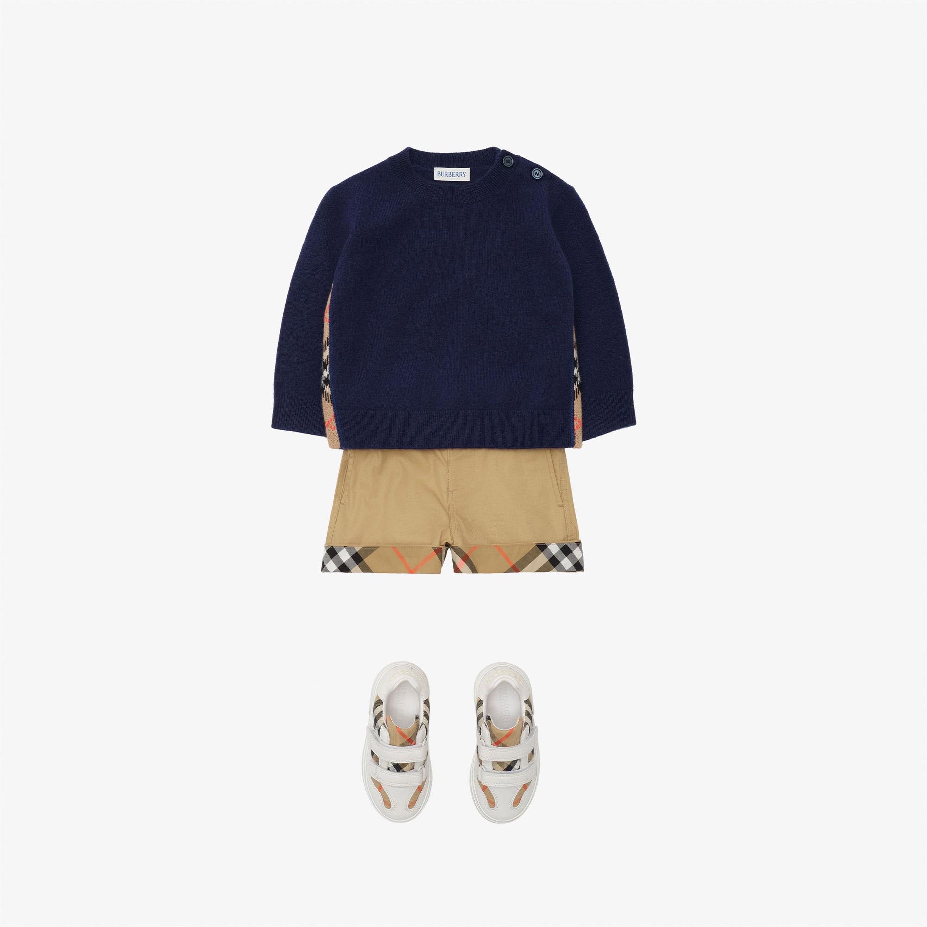 Burberry Bryce Çocuk Lacivert Triko
