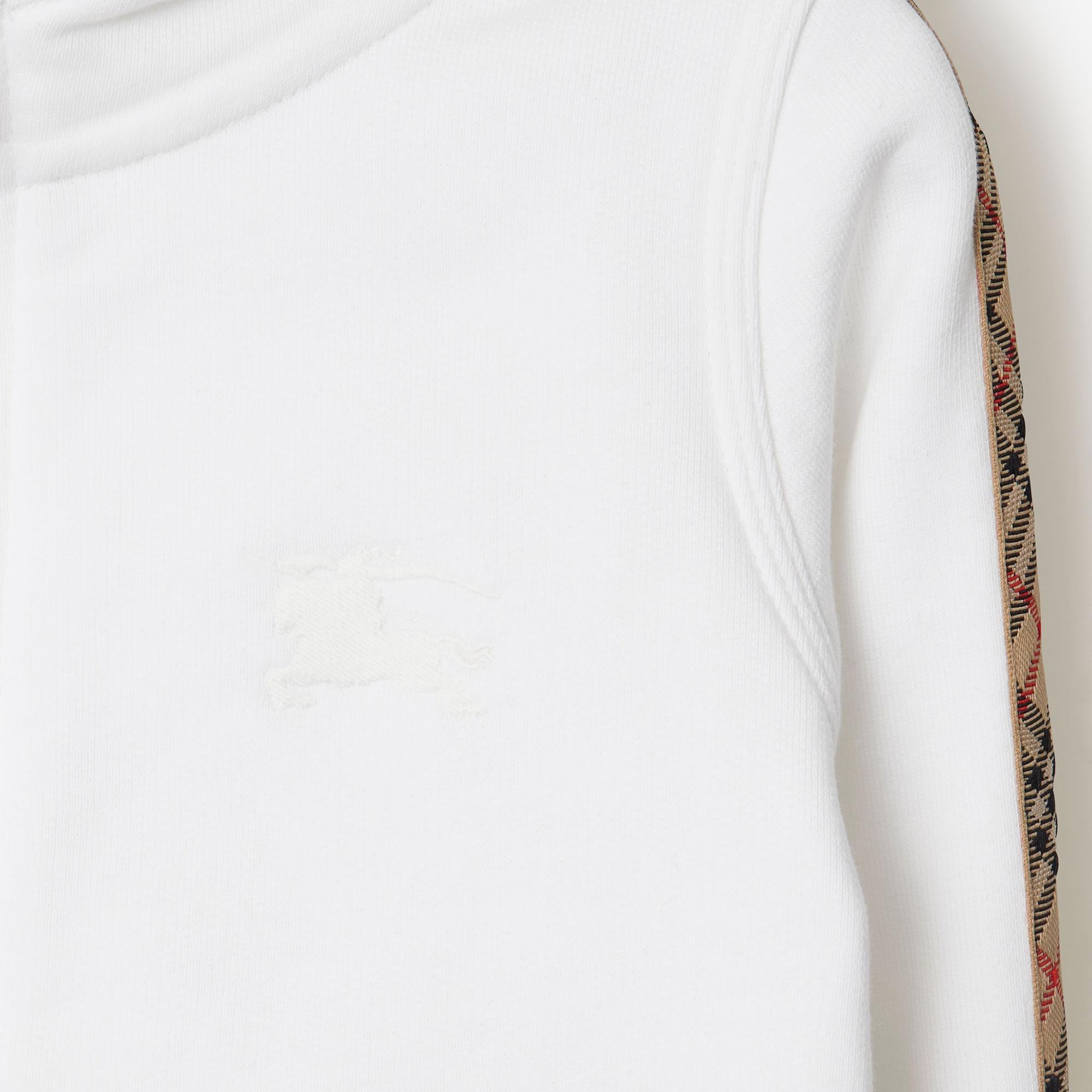 Burberry Çocuk Beyaz Hoodie