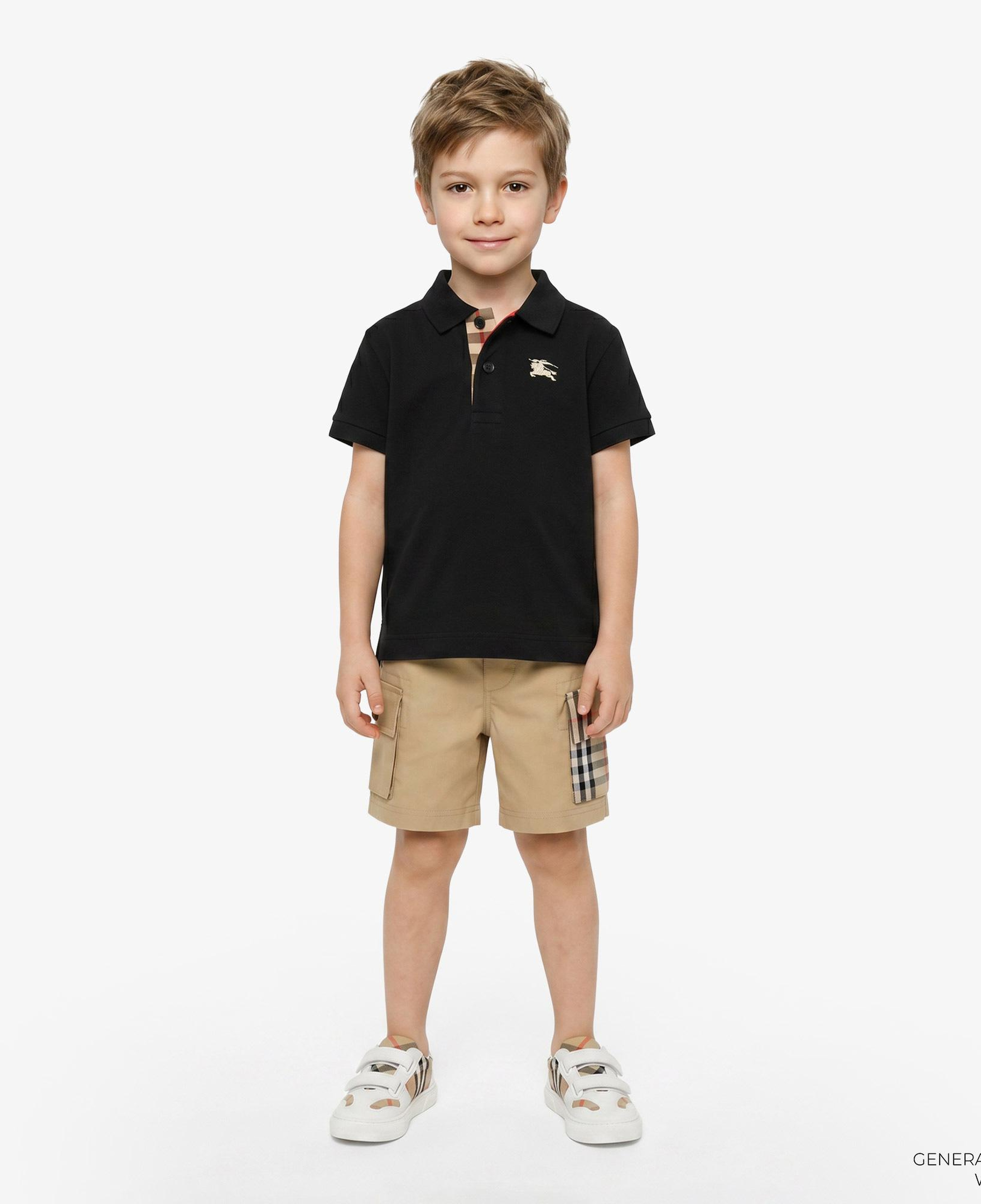 Burberry Oscar Check Pocket Çocuk Bej Şort