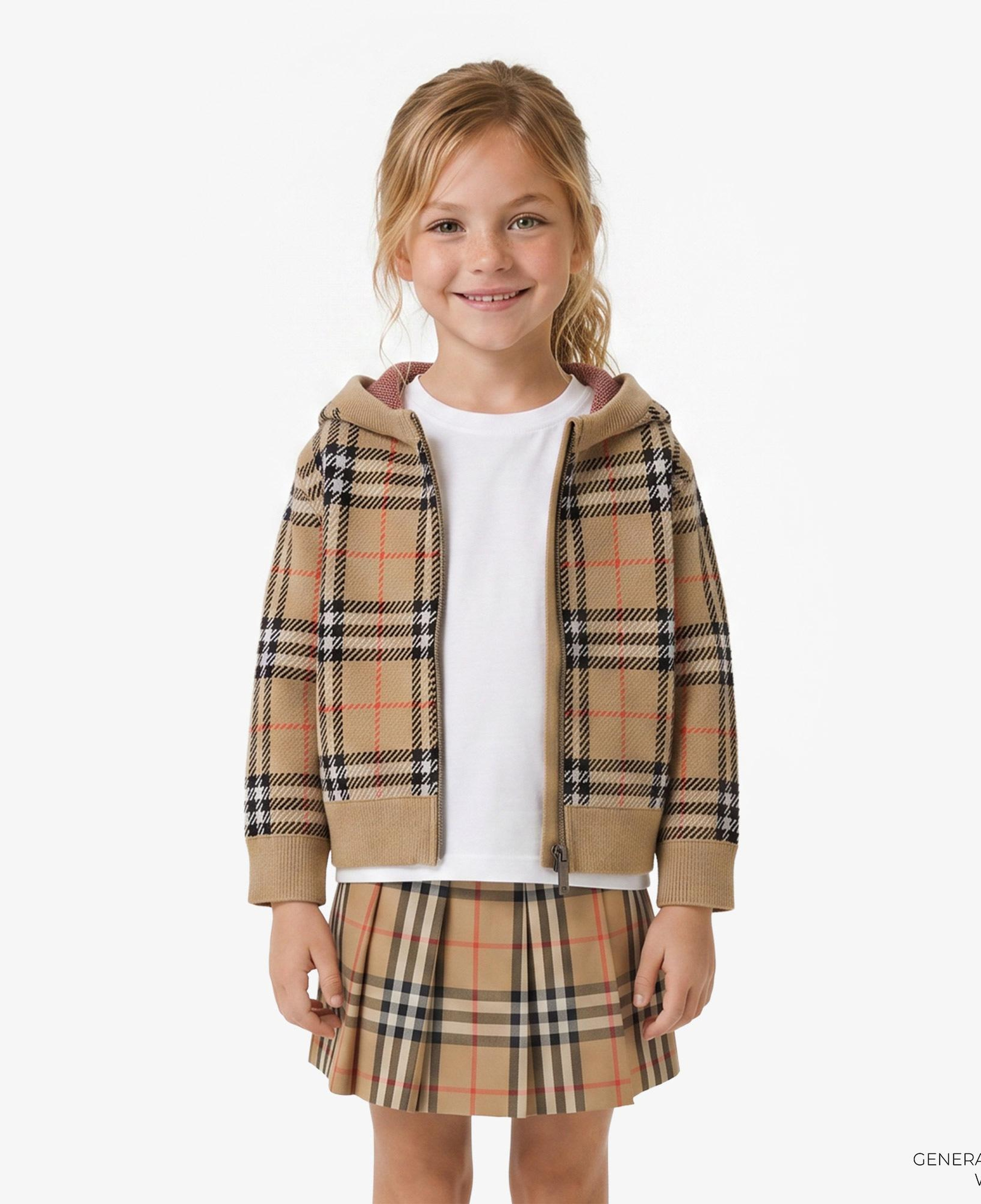 Burberry Jımmy Check Çocuk Bej Triko