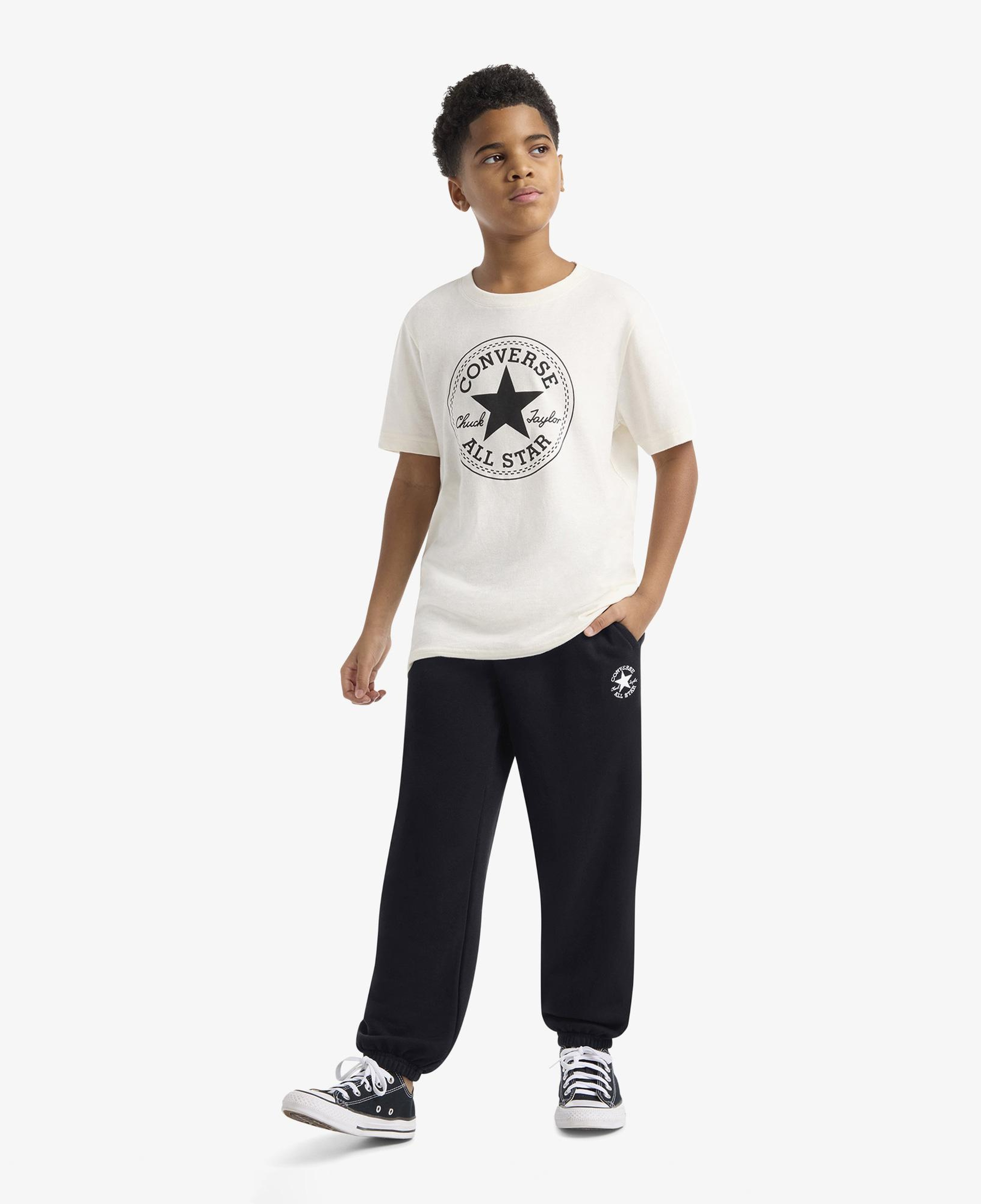 Converse Erkek Genç Çocuk Siyah Eşofman Altı
