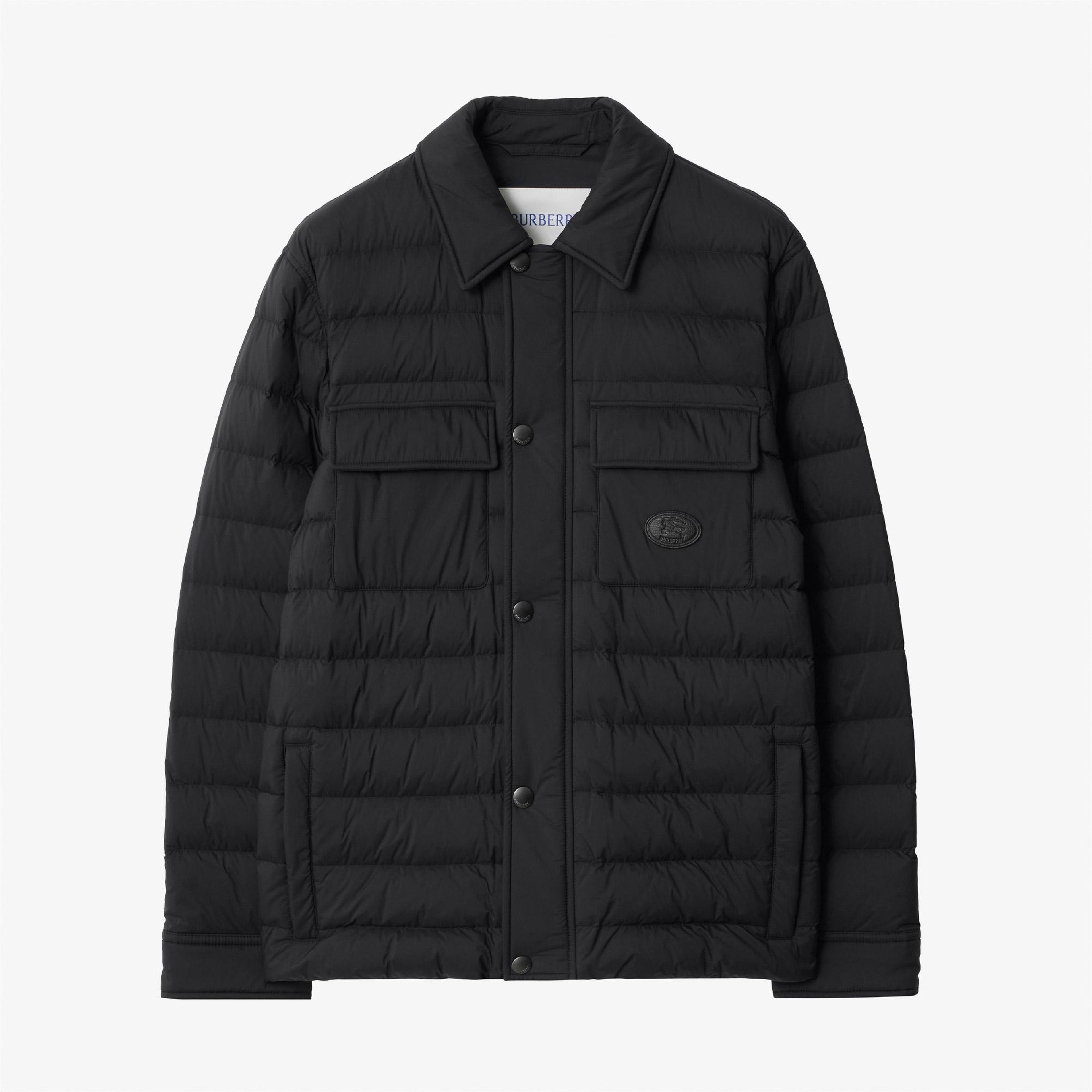 Burberry Shea Erkek Siyah Mont