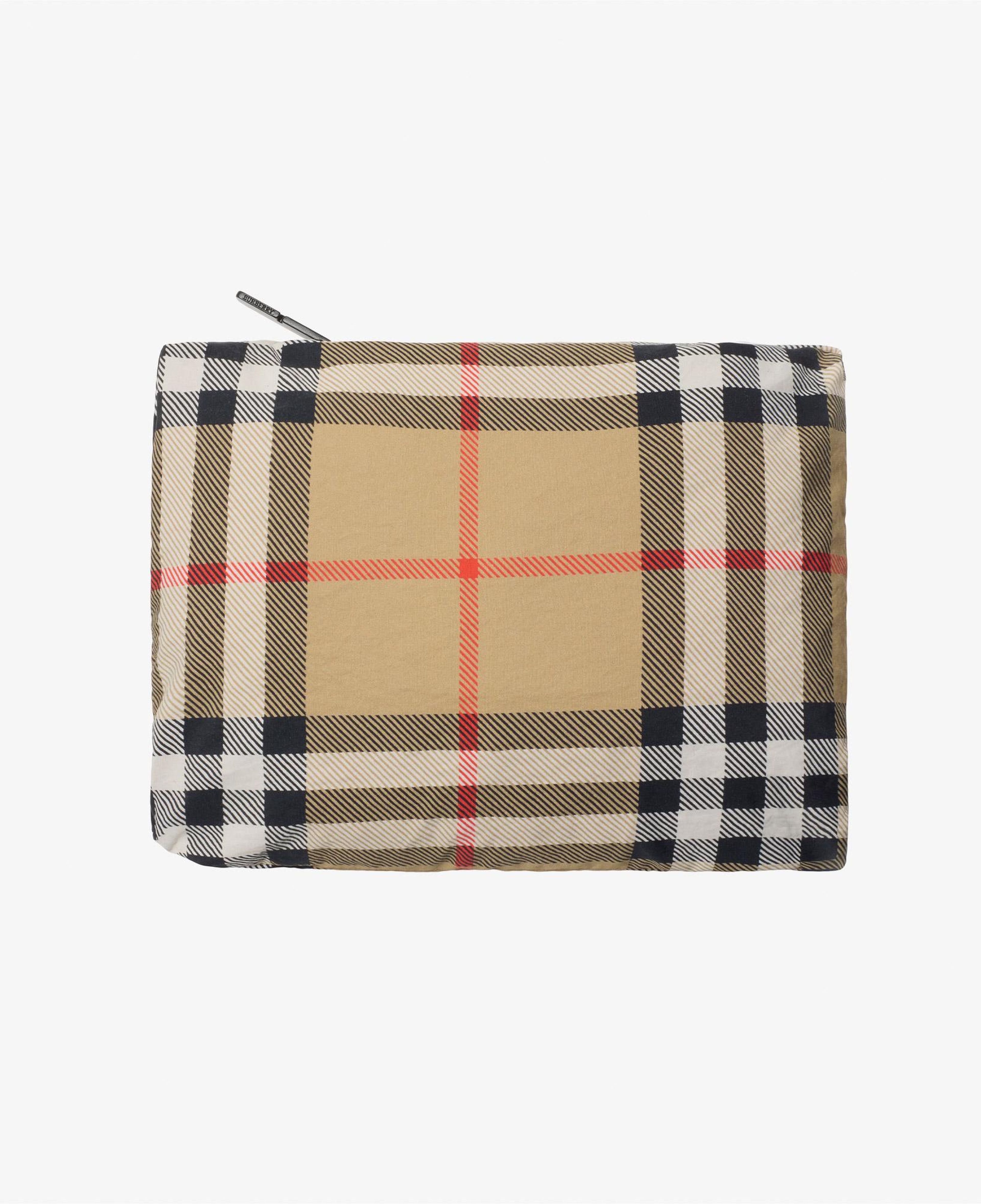 Burberry Cassius Check Nylon Hooded Çocuk Bej Mont