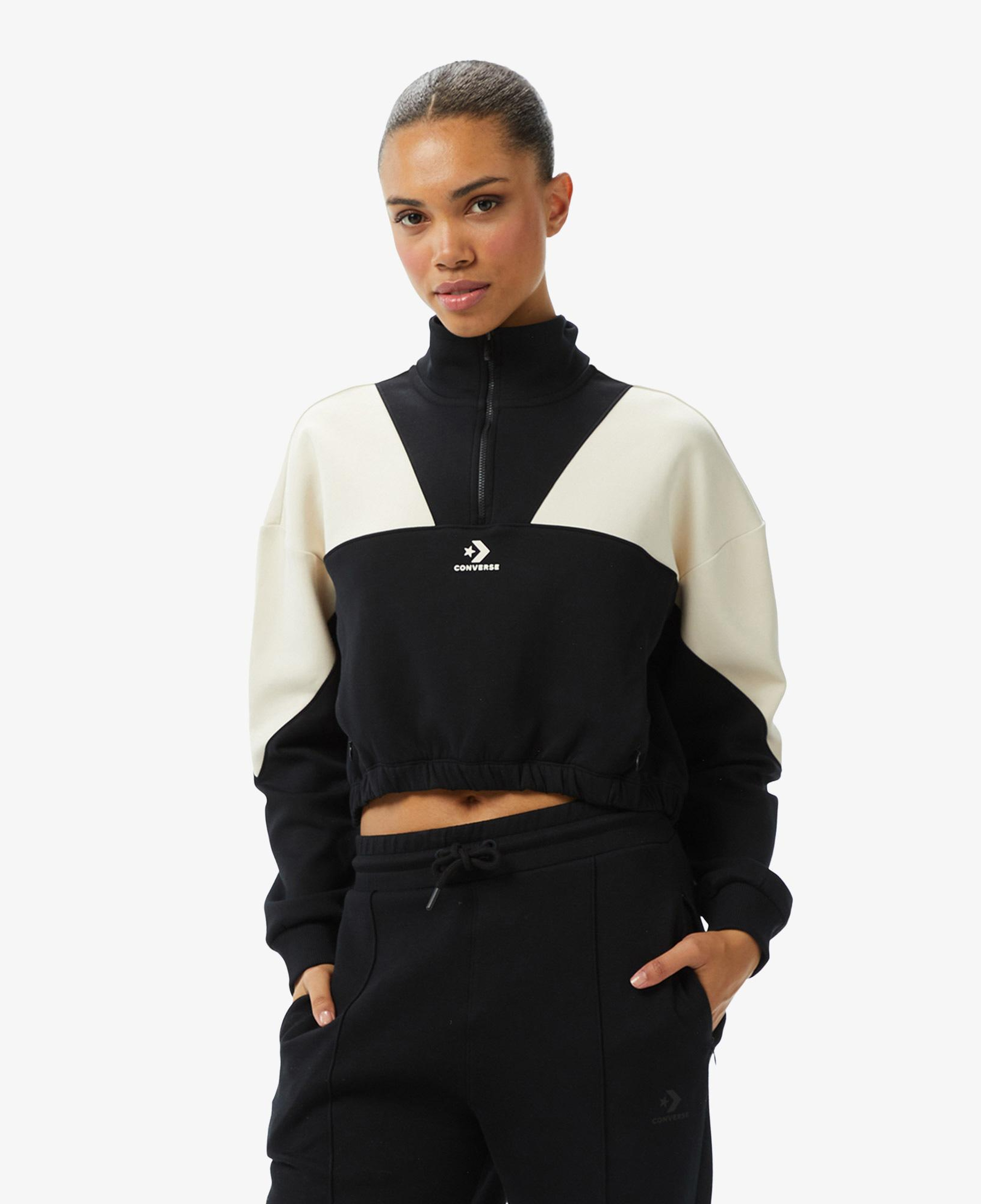 Converse Kadın Siyah Sweatshirt