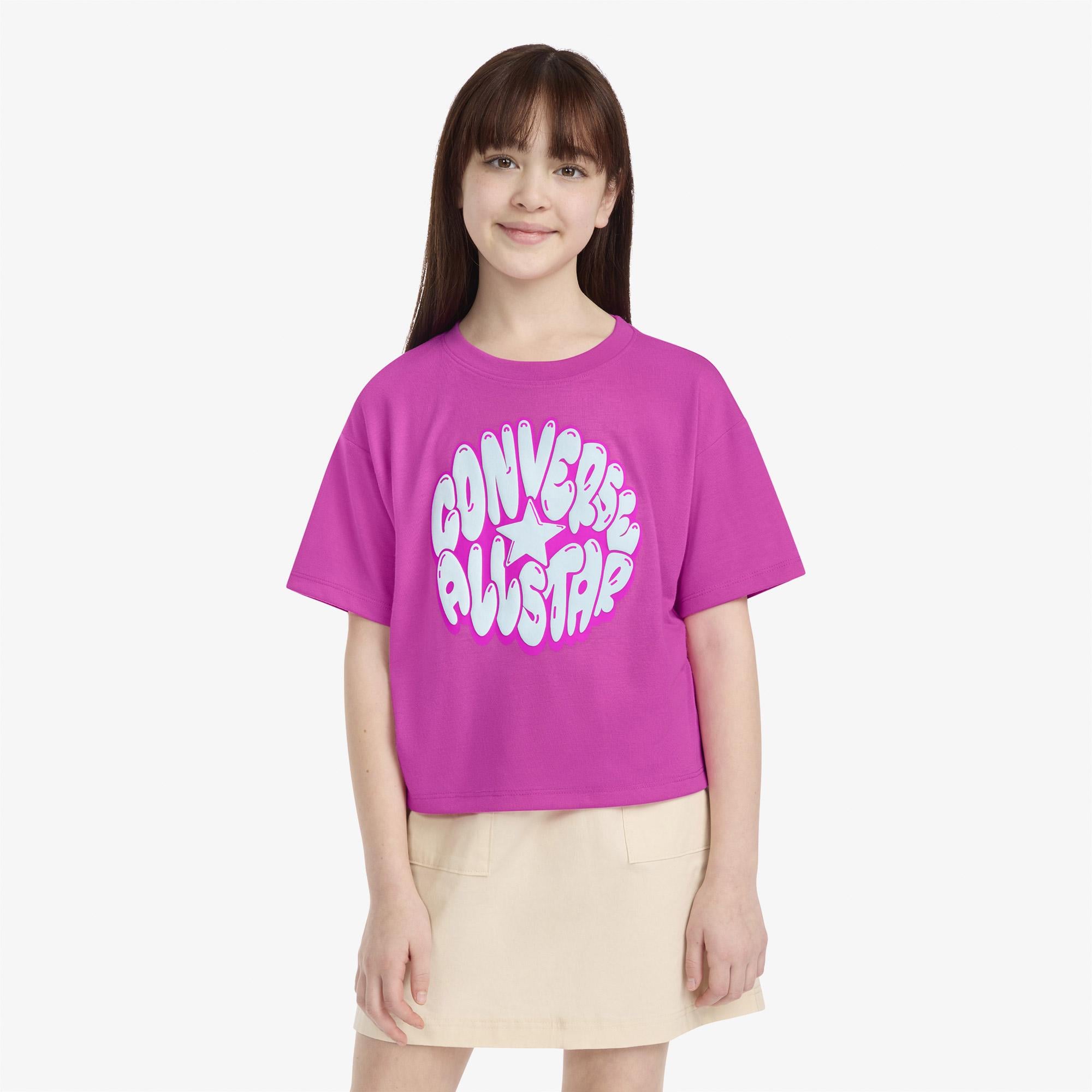 Converse Kız Genç Çocuk Mor T-Shirt