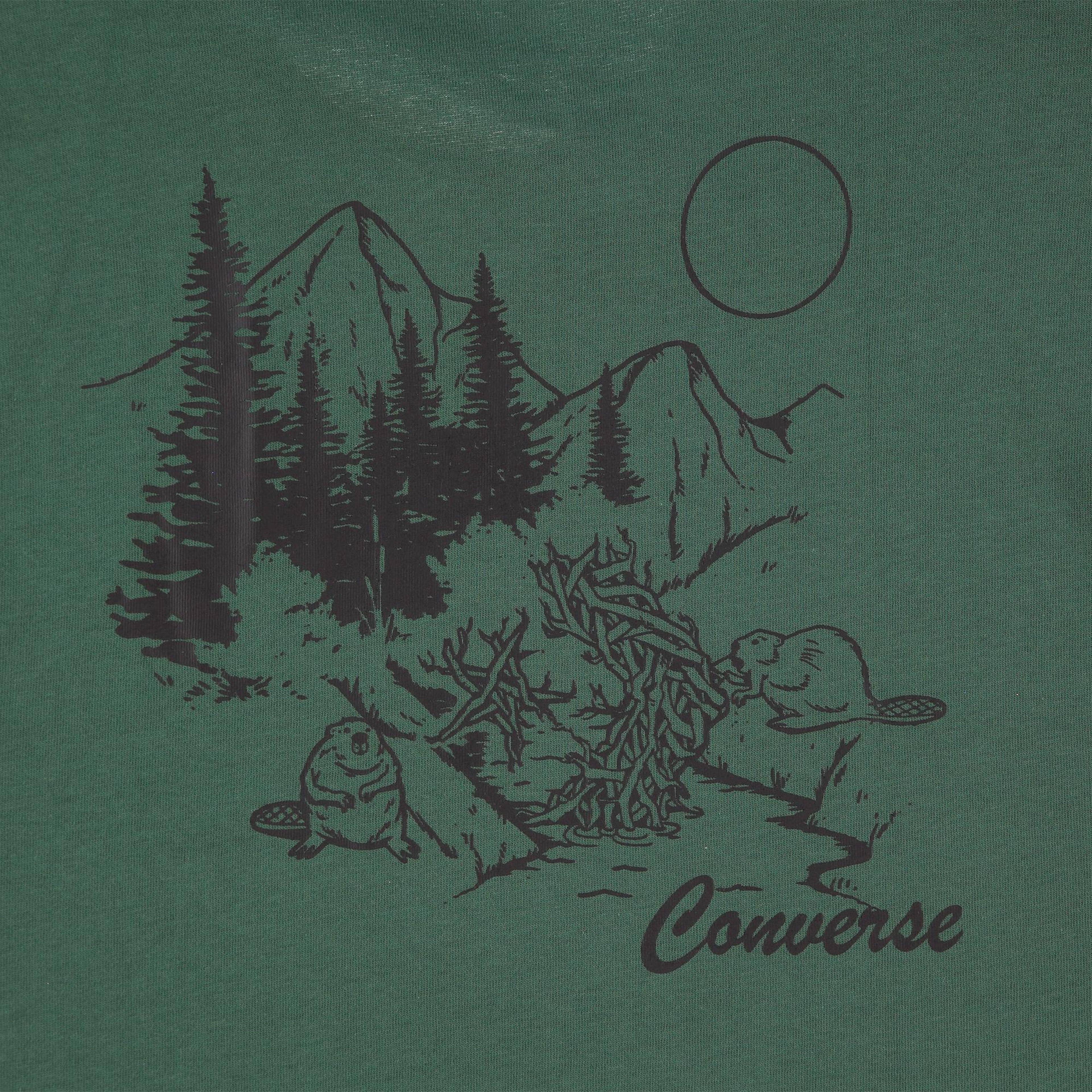 Converse Erkek Yeşil T-Shirt