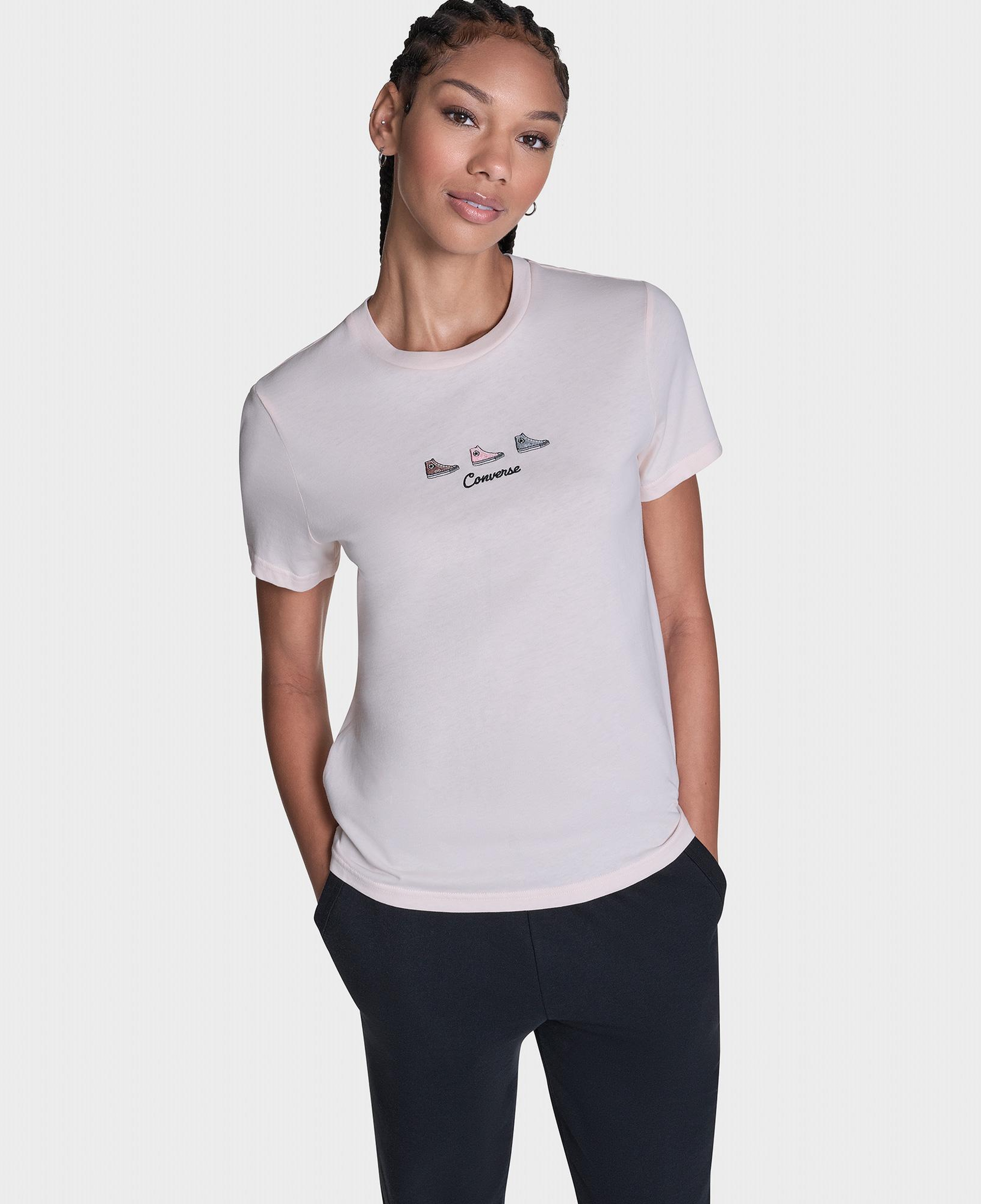 Converse Kadın Pembe T-Shirt
