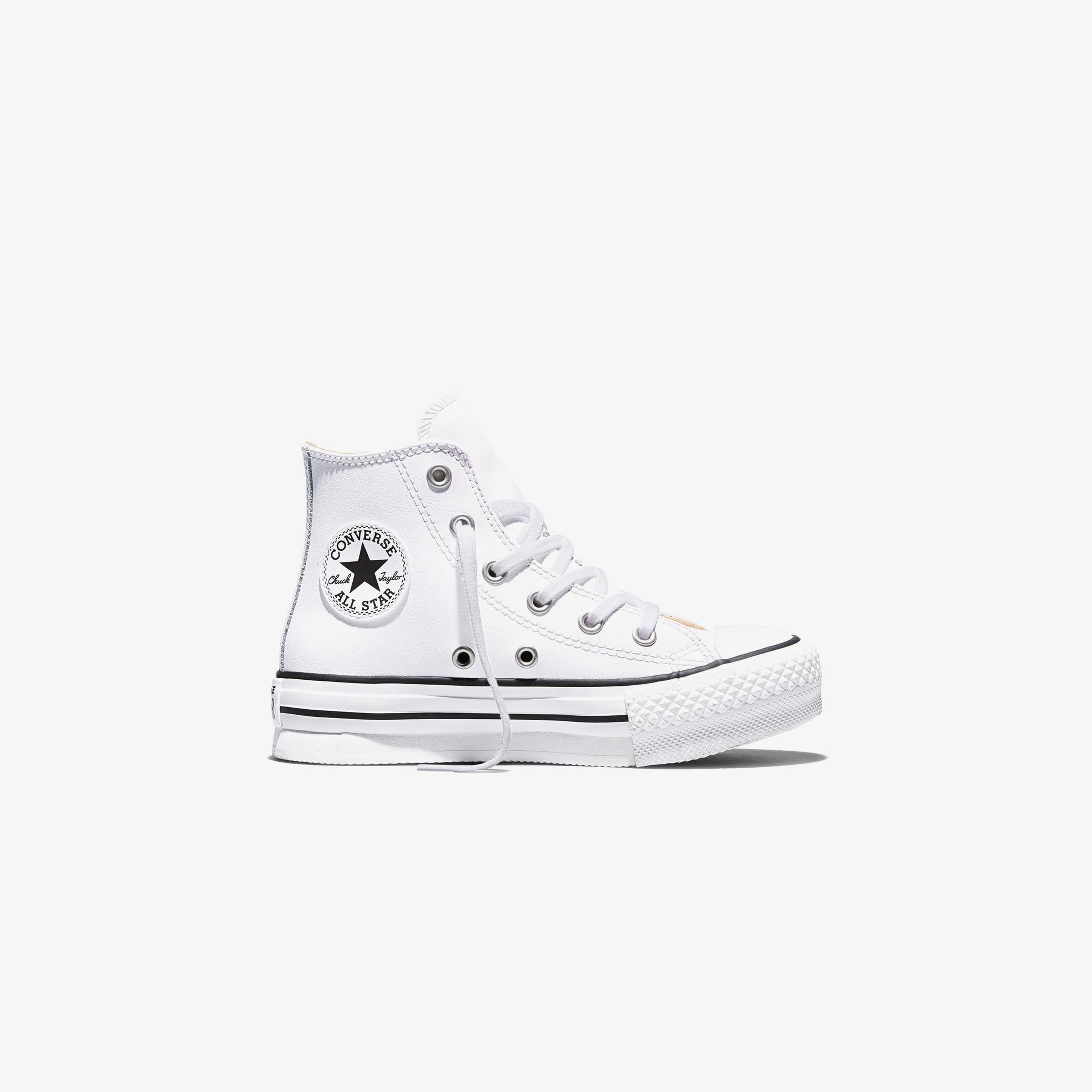 Converse Chuck Taylor All Star EVA Lift Çocuk Beyaz Deri Sneaker