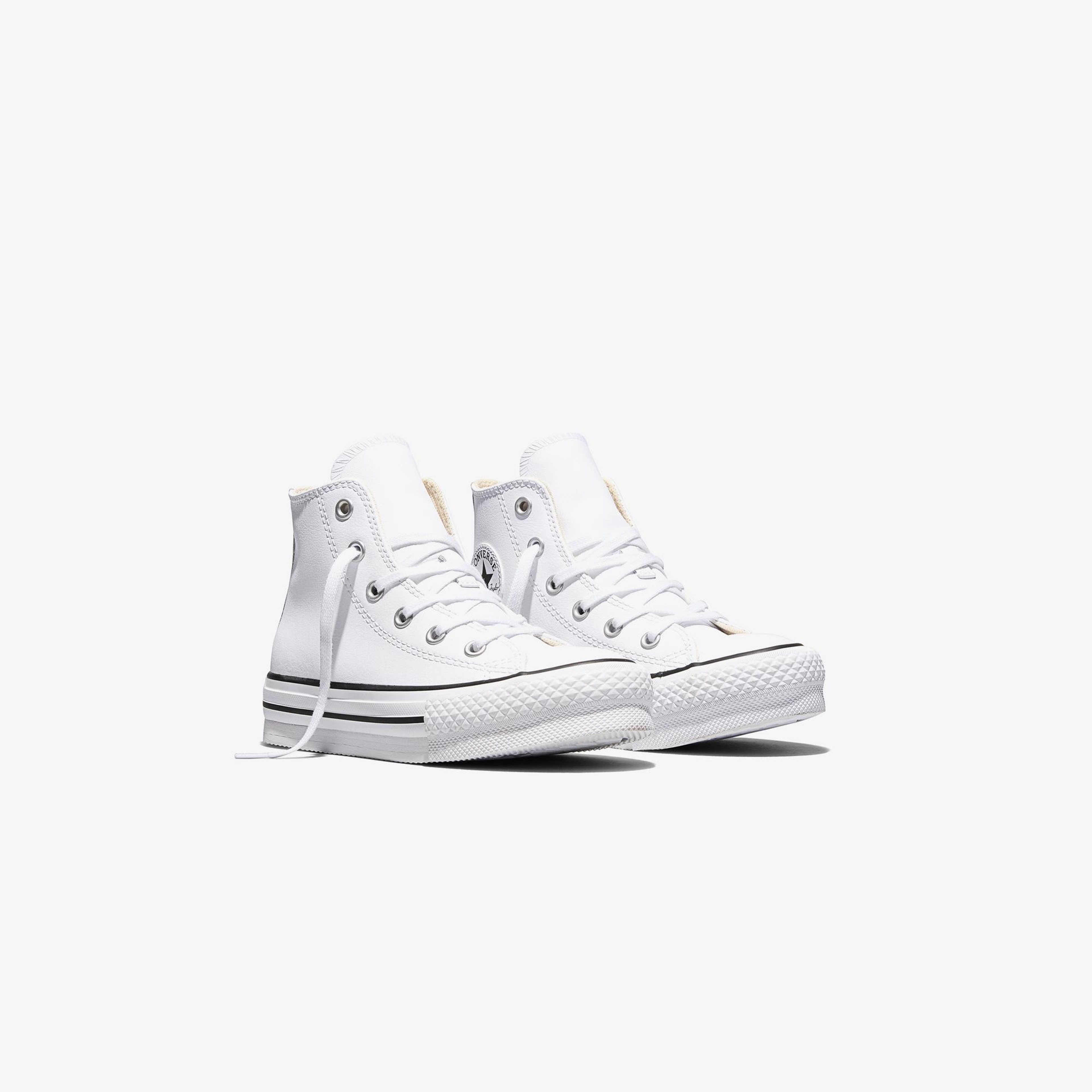 Converse Chuck Taylor All Star EVA Lift Çocuk Beyaz Deri Sneaker