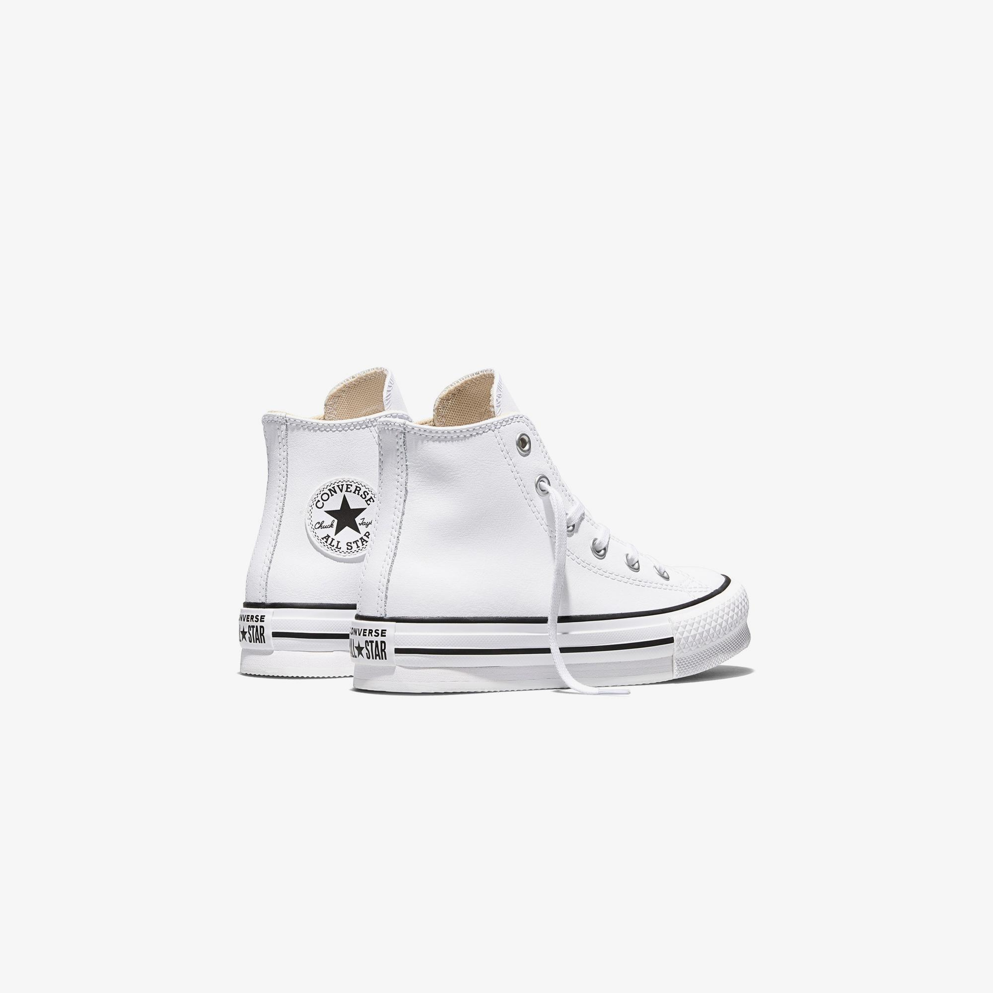 Converse Chuck Taylor All Star EVA Lift Çocuk Beyaz Deri Sneaker