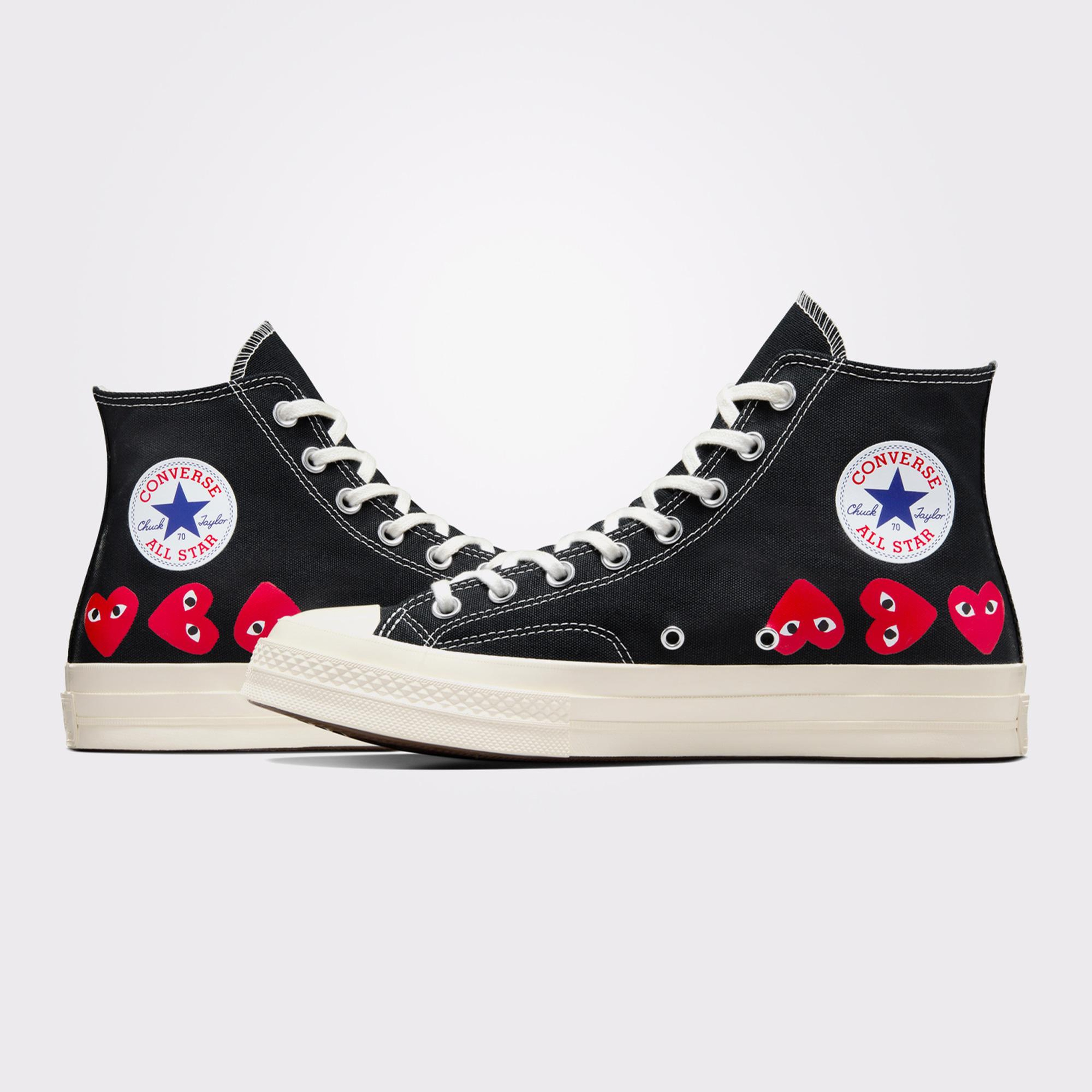 Converse x Comme des Garçons Play Chuck 70 Siyah Unisex Sneaker