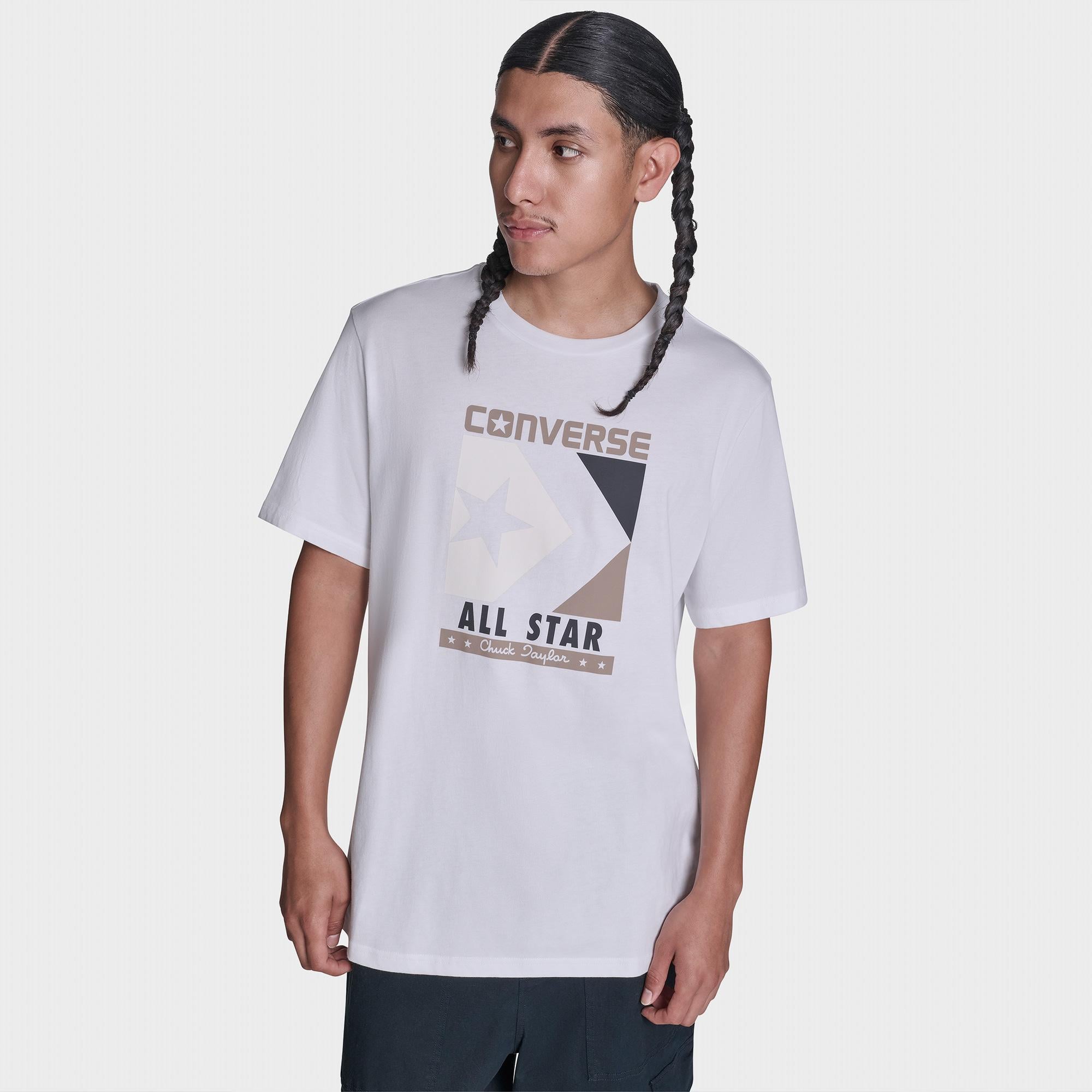 Converse Erkek Beyaz T-Shirt