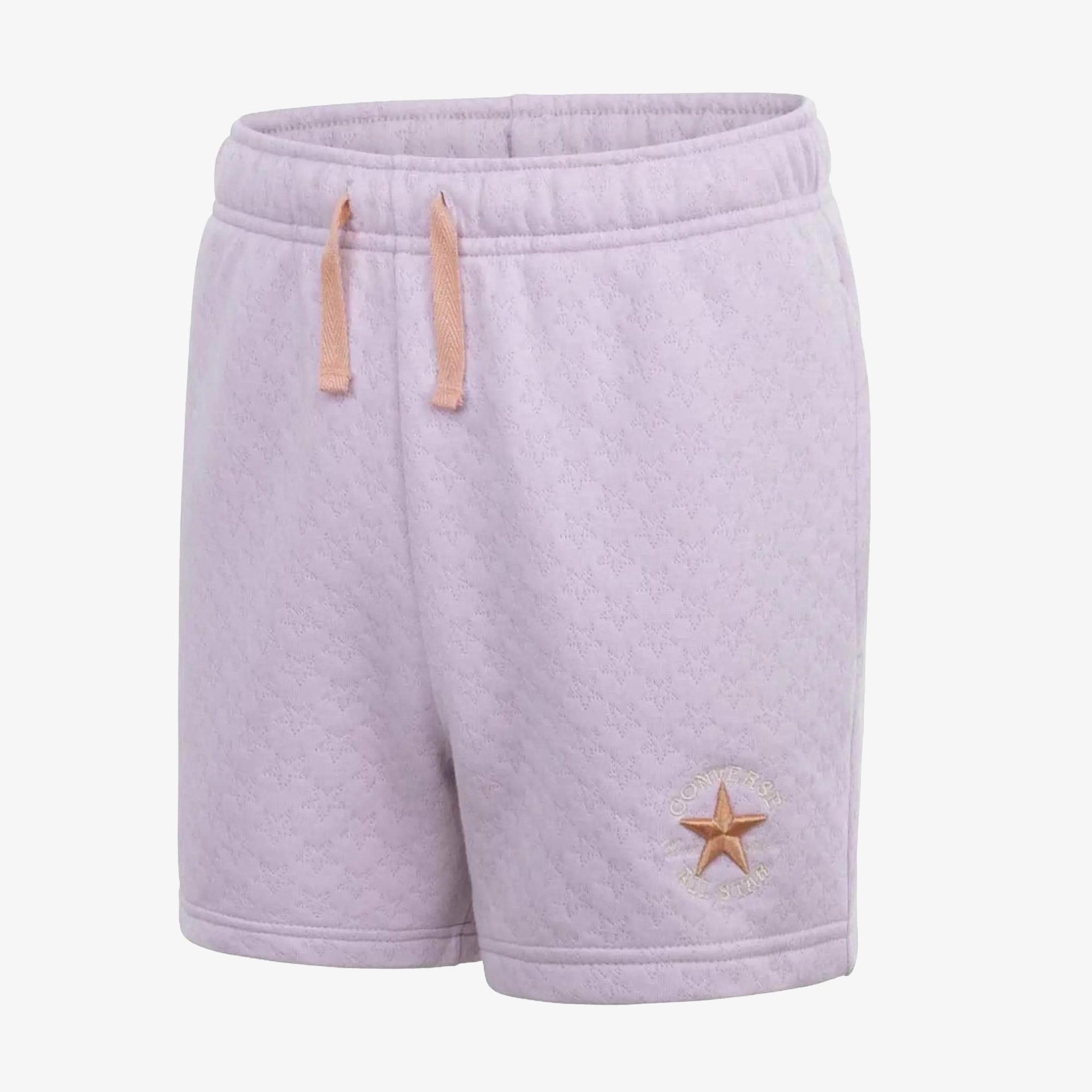 Converse Star Pointelle Çocuk Mor Şort