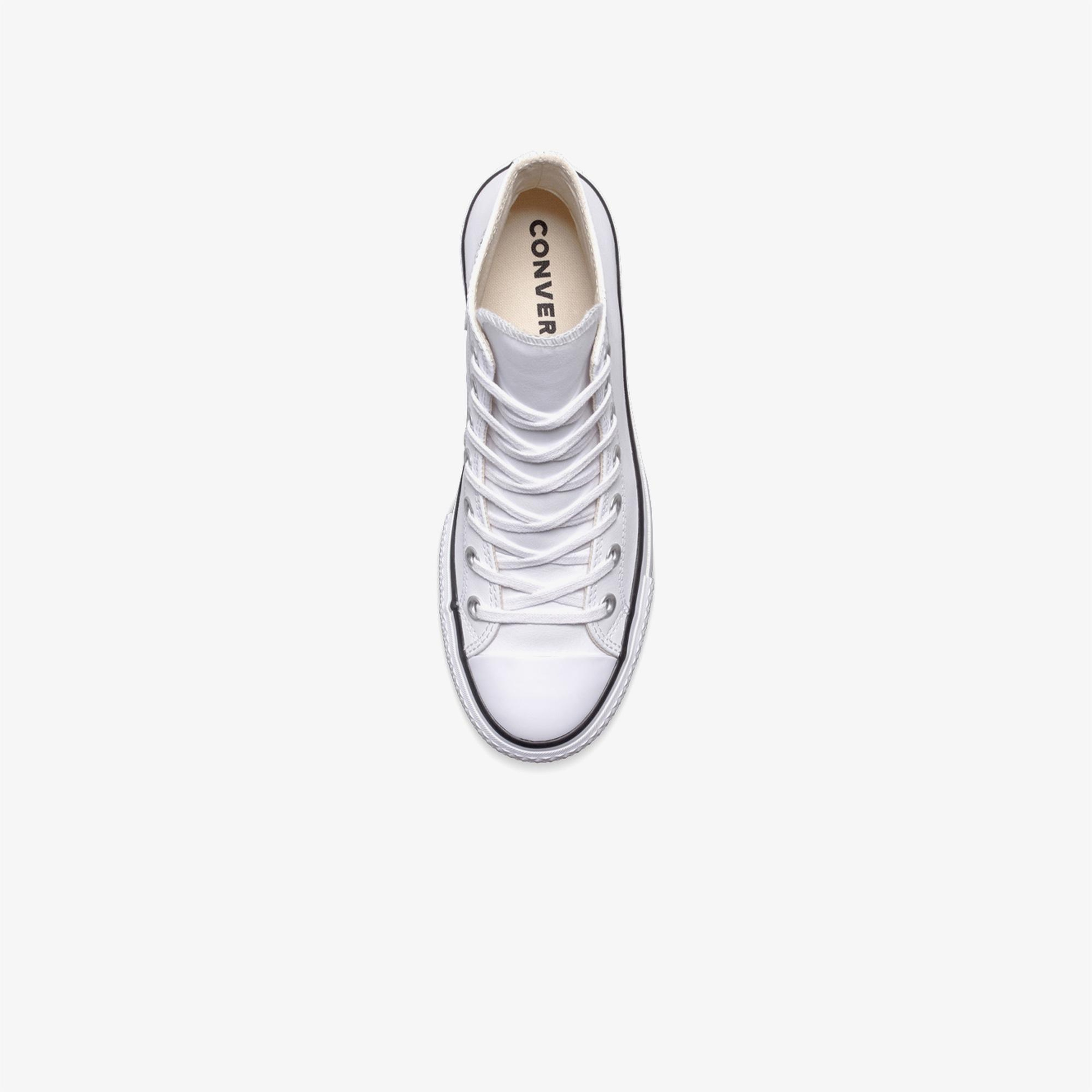Converse Chuck Taylor All Star Lift Unisex Beyaz Deri Platform Sneaker