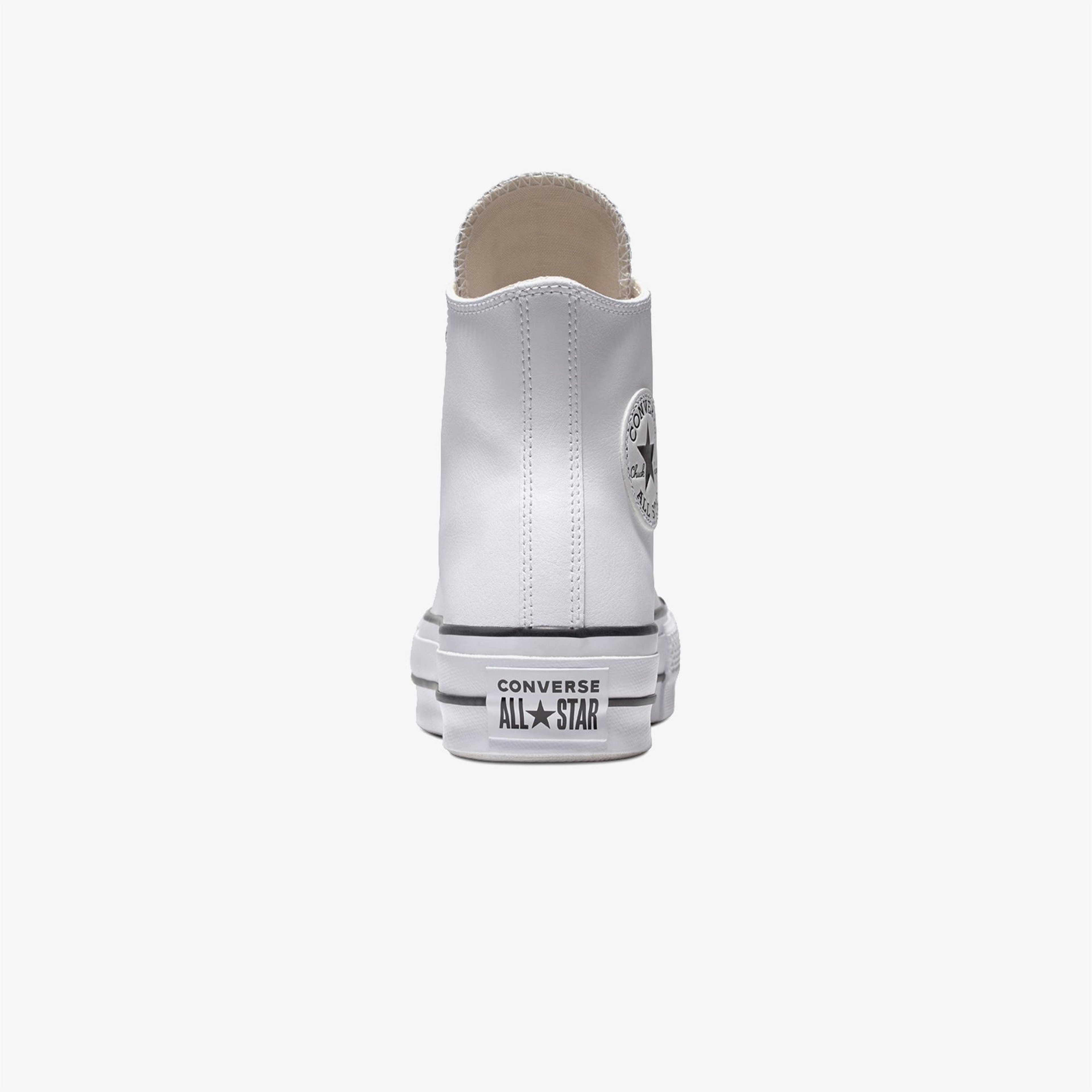 Converse Chuck Taylor All Star Lift Unisex Beyaz Deri Platform Sneaker