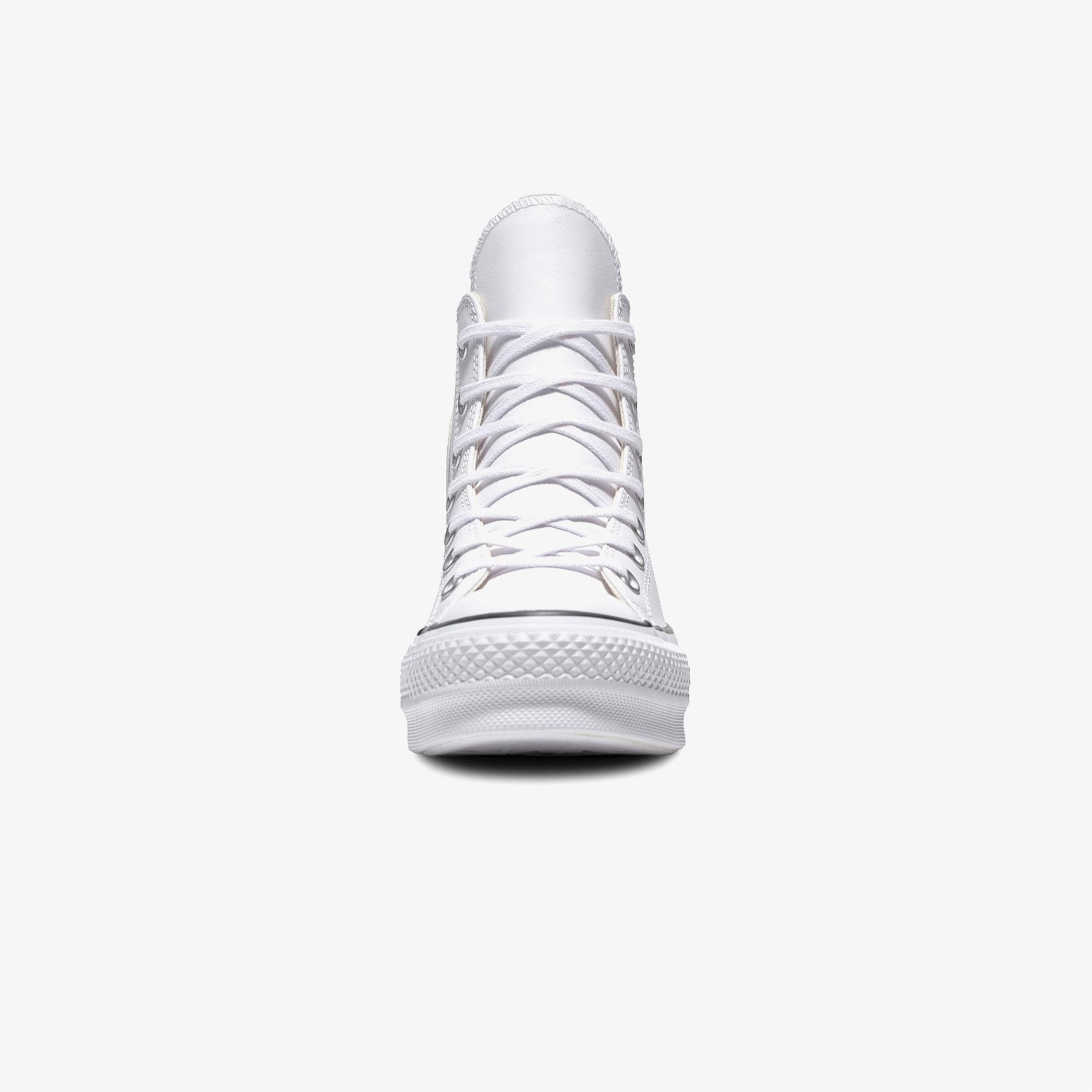 Converse Chuck Taylor All Star Lift Unisex Beyaz Deri Platform Sneaker