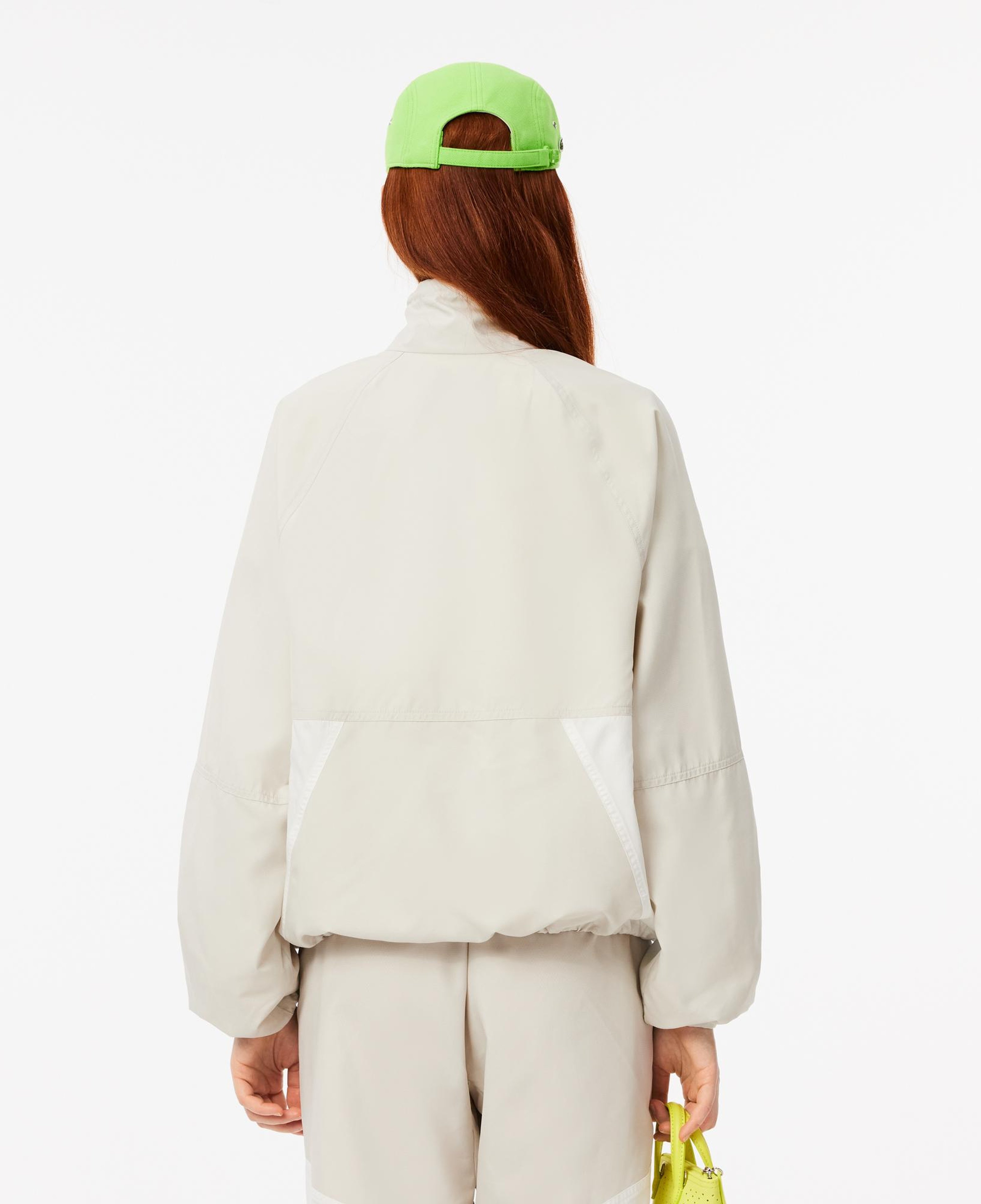 Kadın Relaxed Fit Kapüşonlu Gri Rüzgarlık