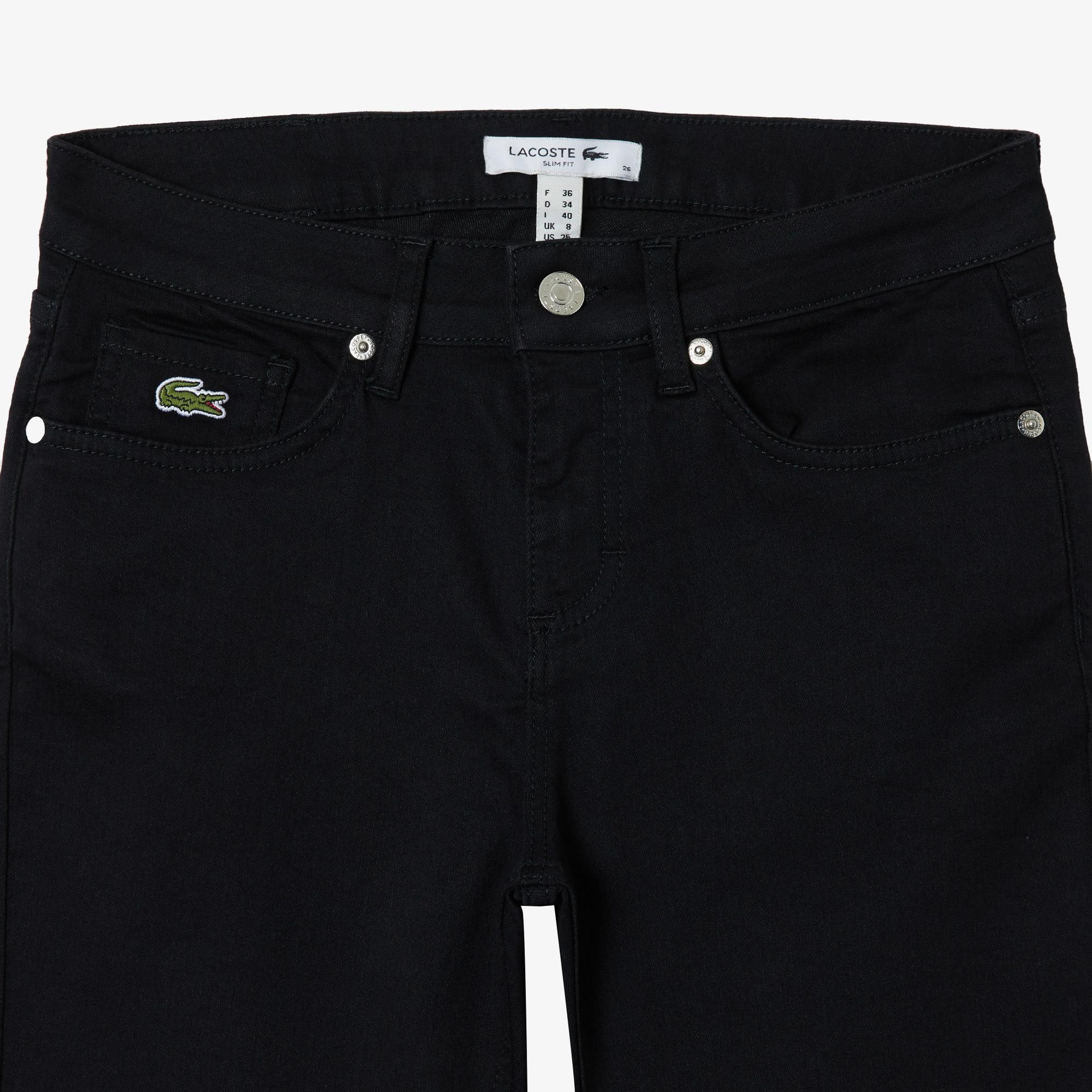 Lacoste Kadın Siyah Denim Jean