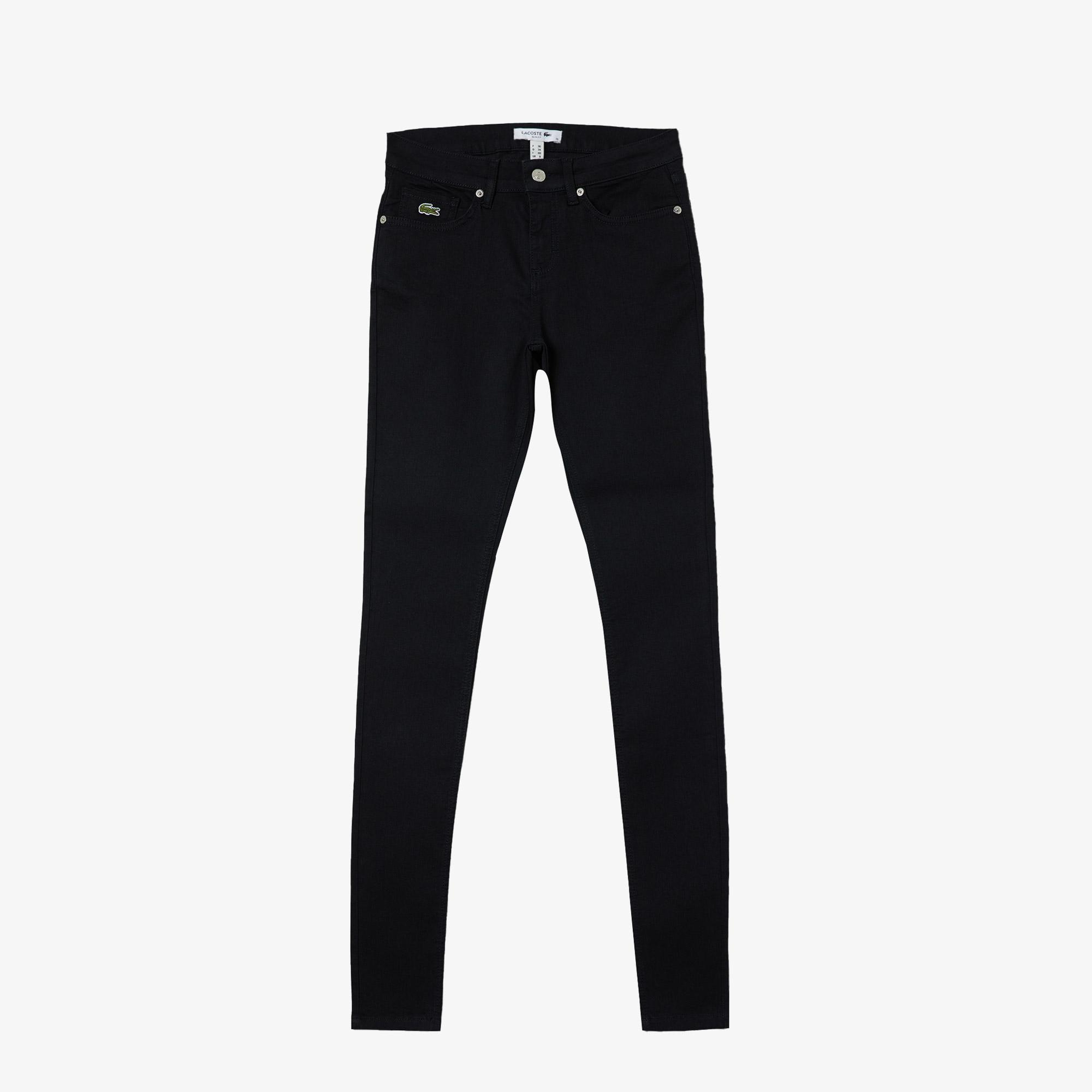 Lacoste Kadın Siyah Denim Jean