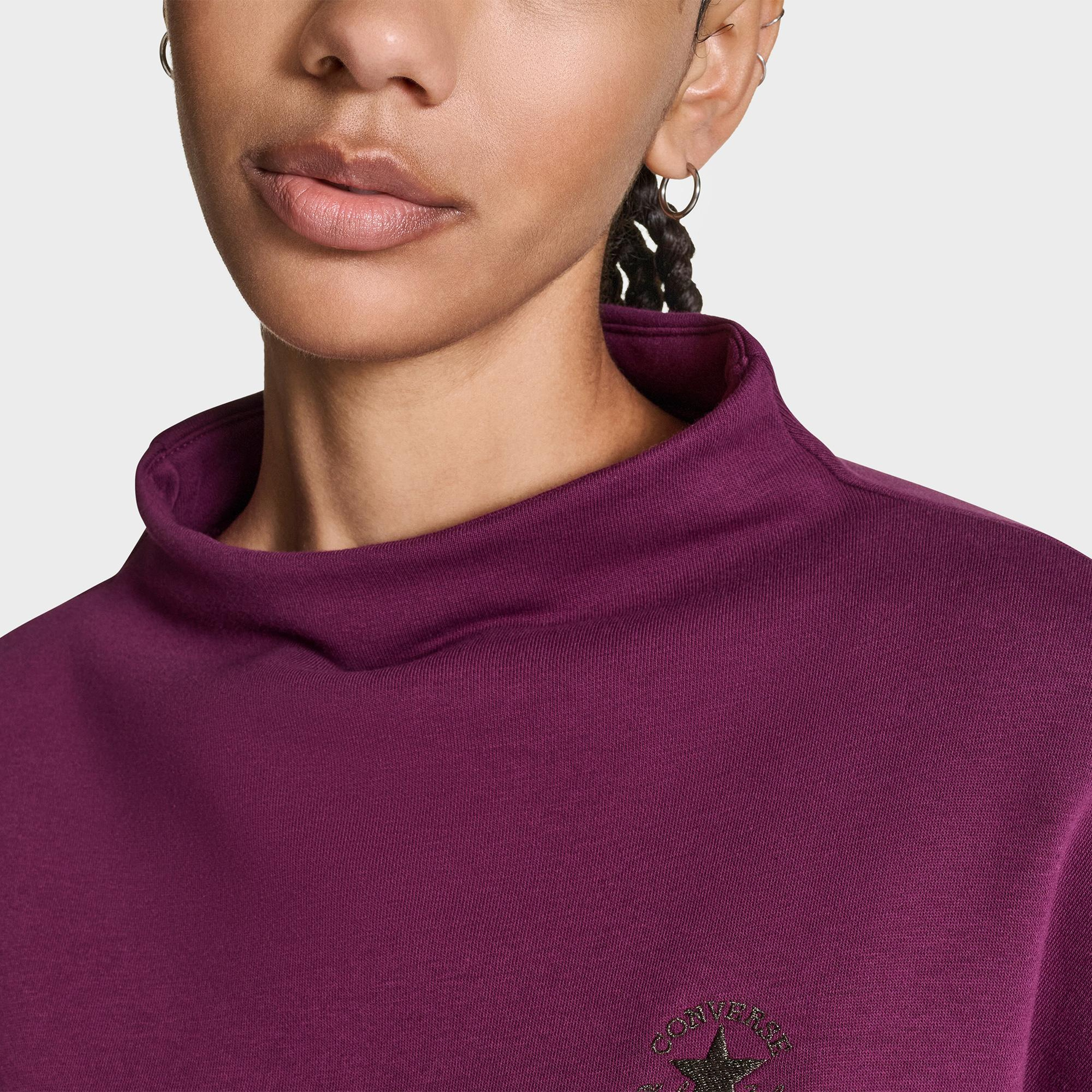 Converse Kadın Pembe Sweatshirt