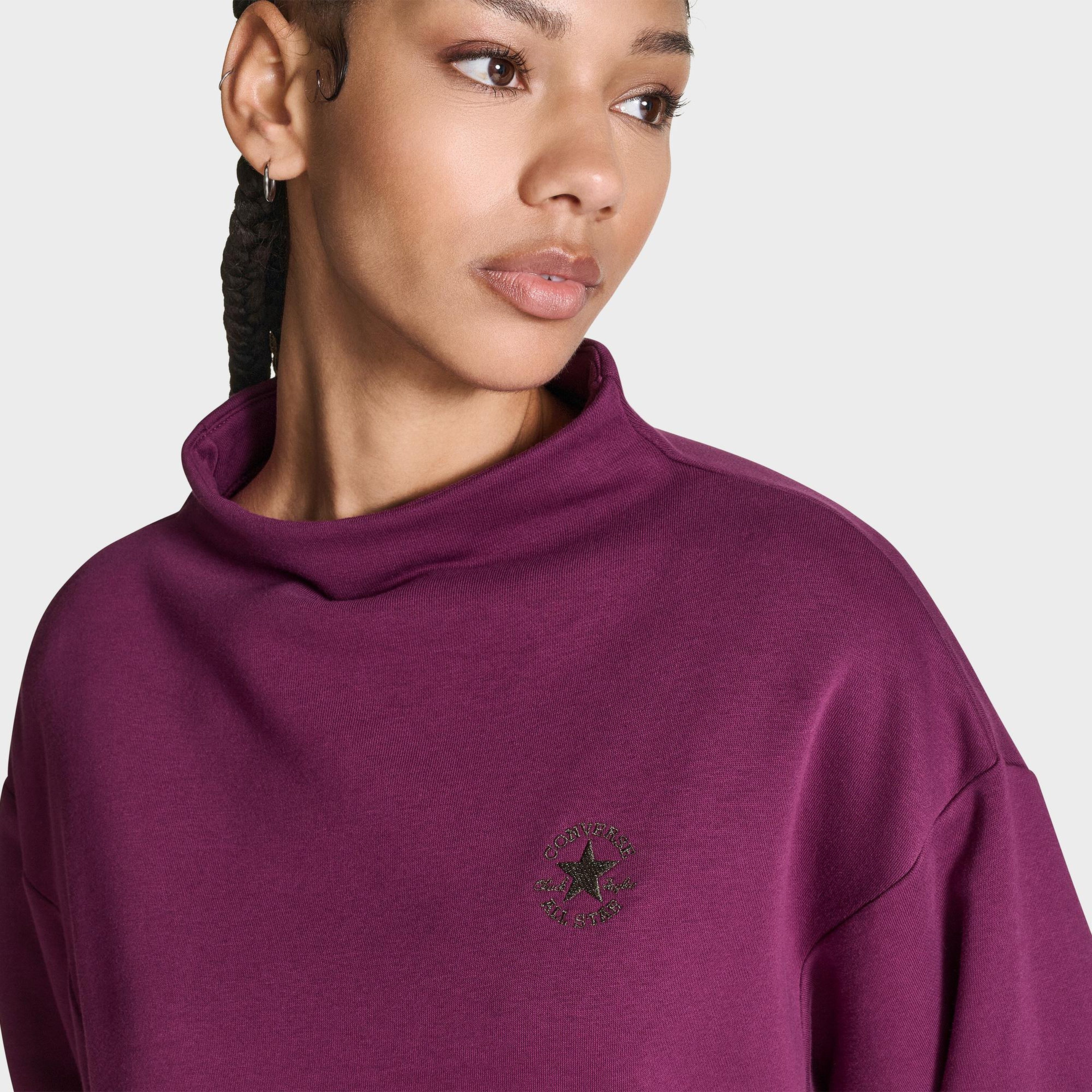 Converse Kadın Pembe Sweatshirt