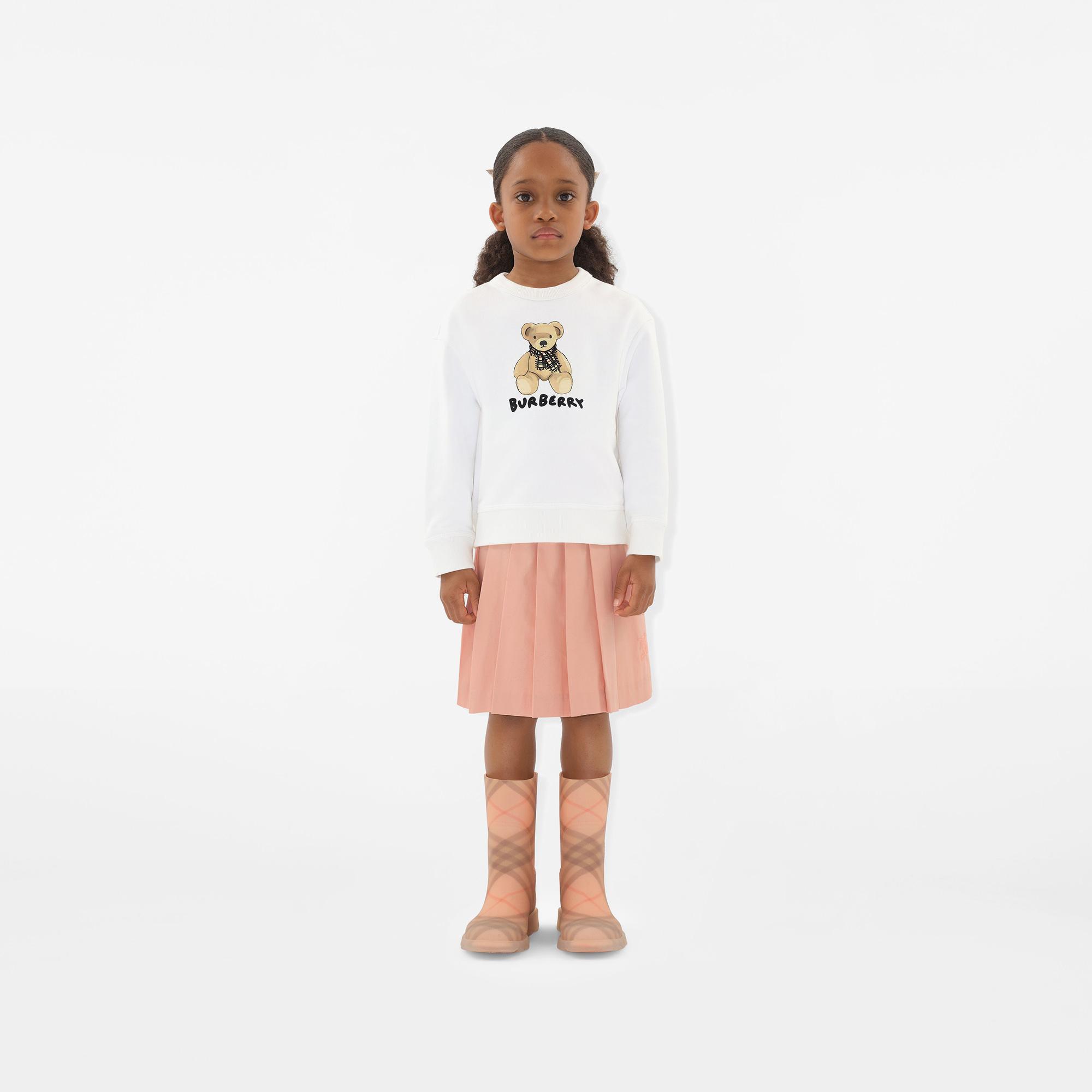 Burberry Çocuk Beyaz Sweatshirt