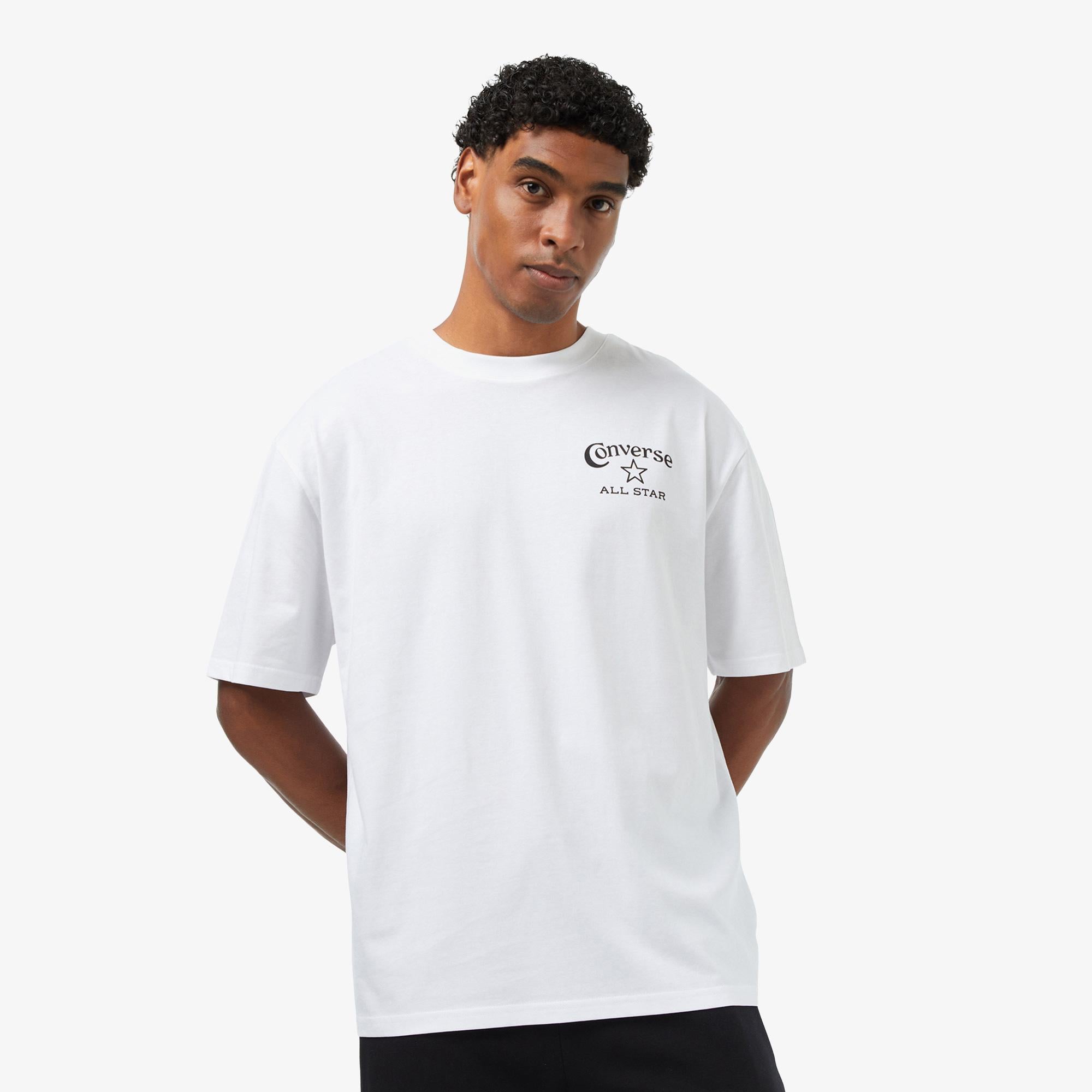 Converse Erkek Beyaz T-Shirt