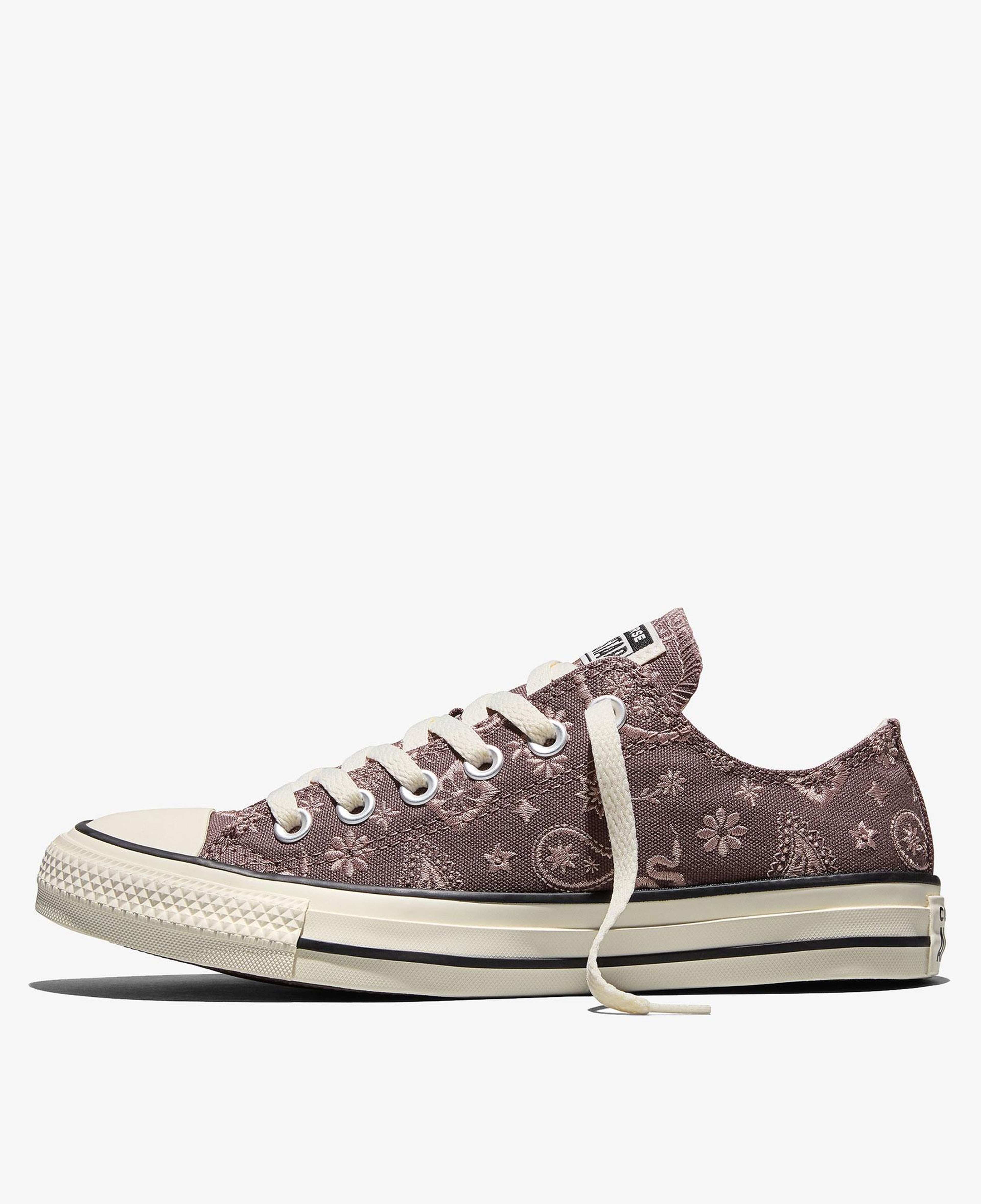 Converse Chuck Taylor All Star Desenli Unisex Kahverengi Sneaker