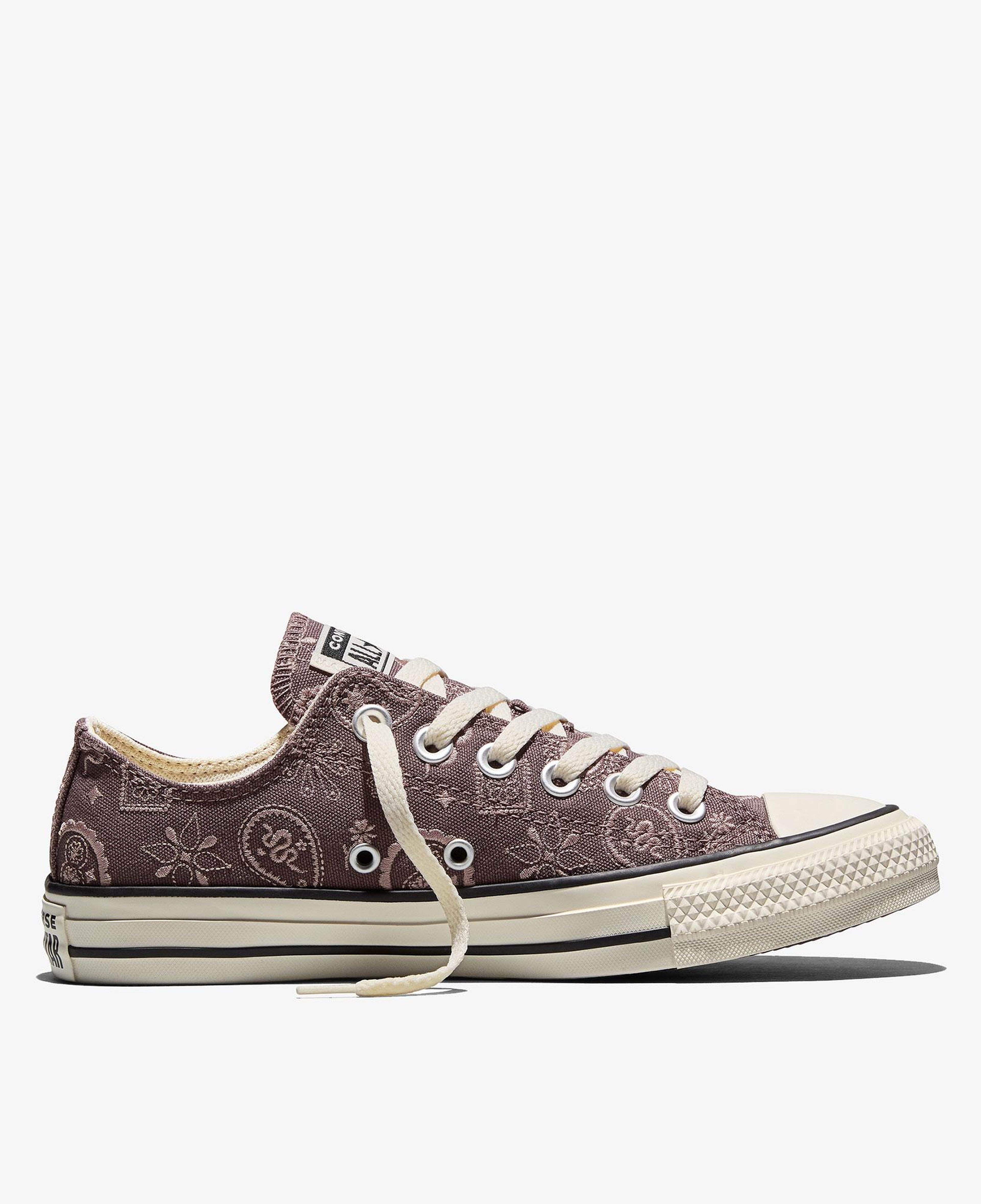 Converse Chuck Taylor All Star Desenli Unisex Kahverengi Sneaker