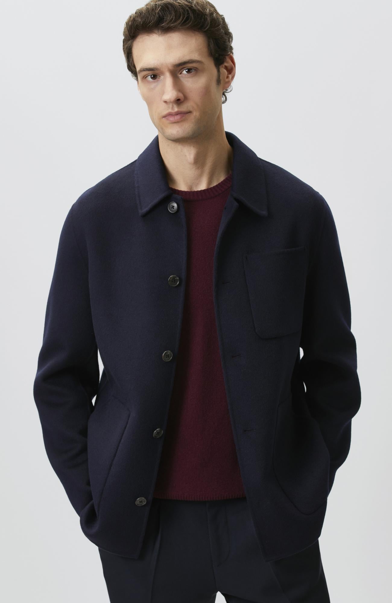 Network Erkek Limited Yün Karışımlı Dikişsiz Handmade Ceket