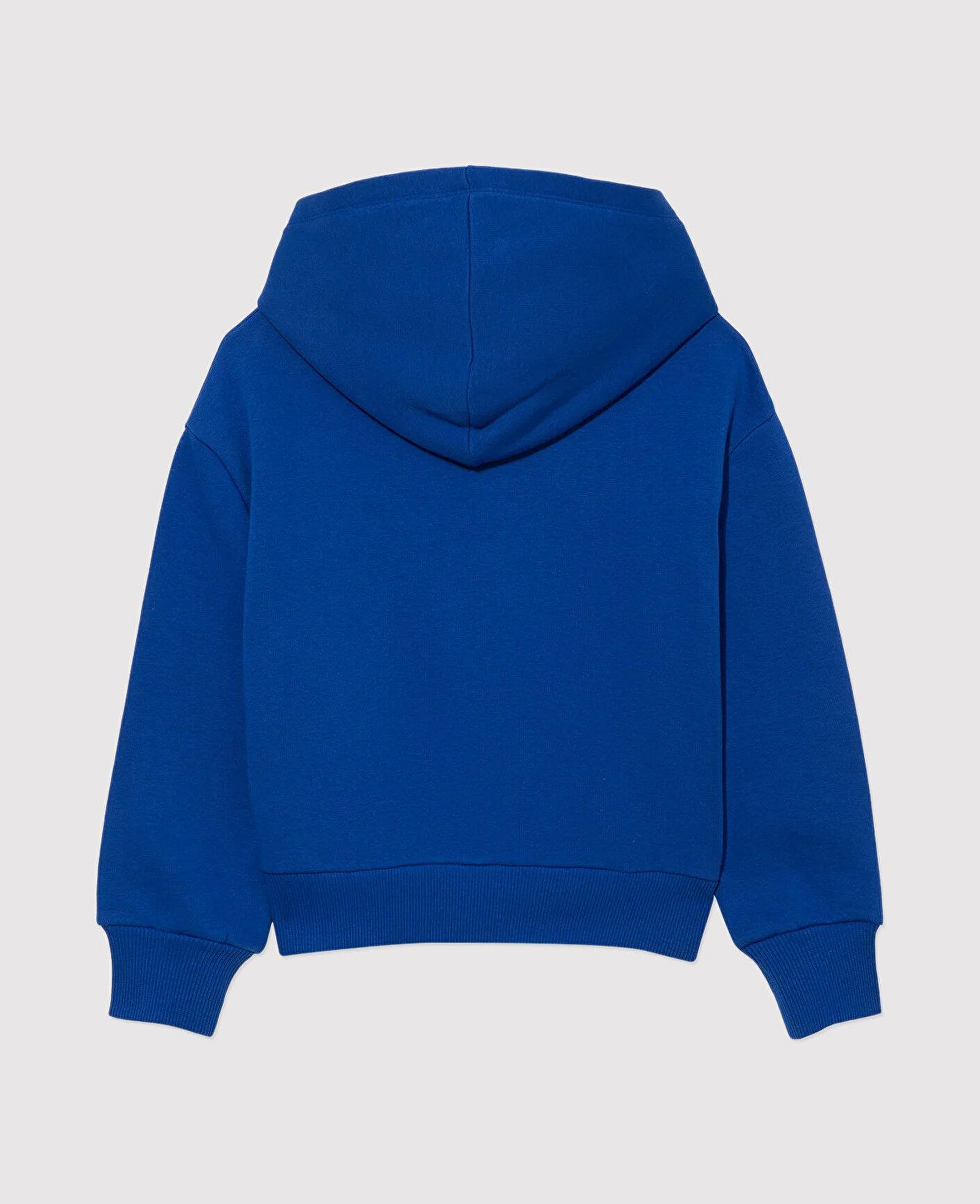 Mavi Mavi Logo Baskılı Mavi Kapüşonlu Sweatshirt 6610110-70896
