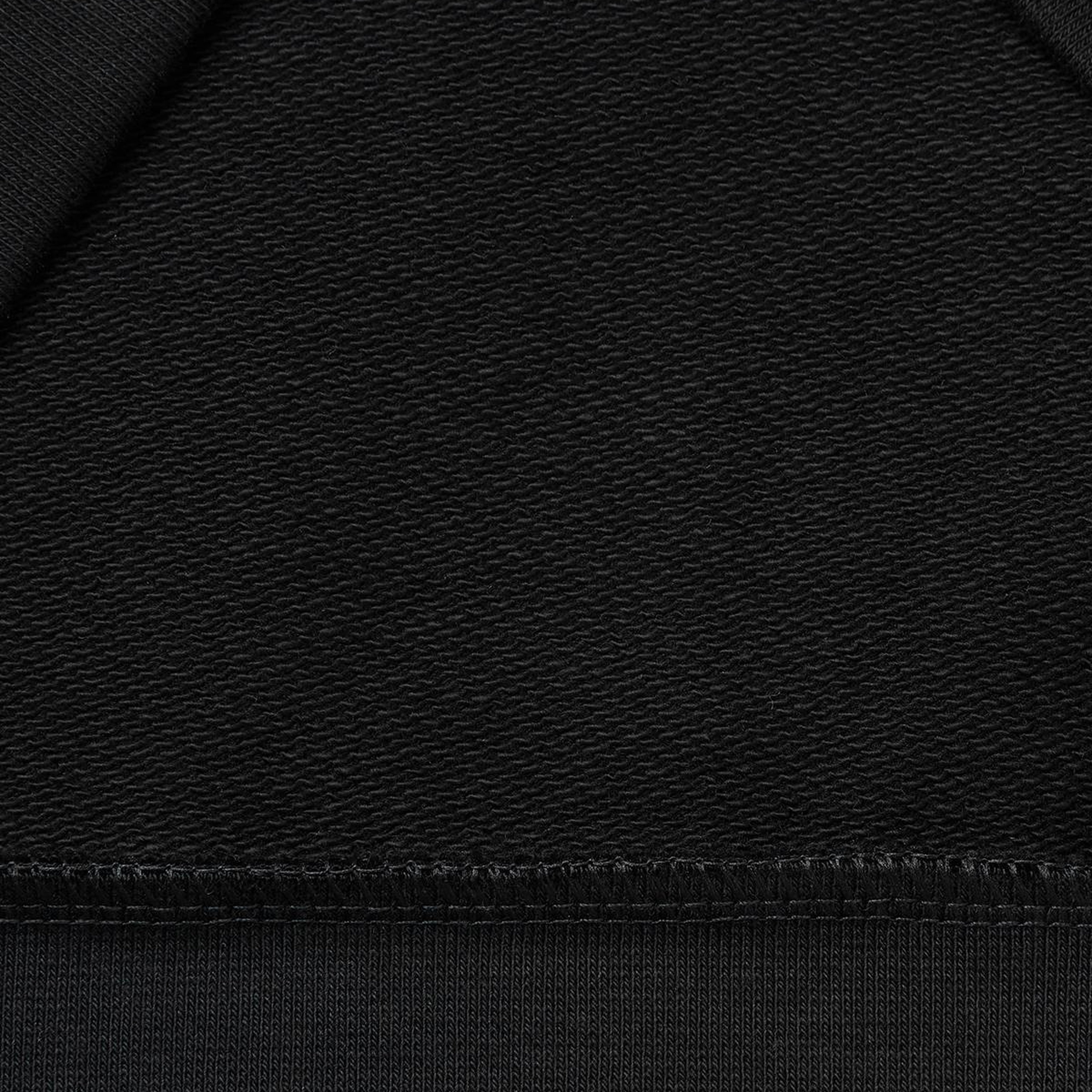 Erkek Siyah %100 Pamuk Dar Kesim Fermuarlı Kapüşonlu Sweatshirt
