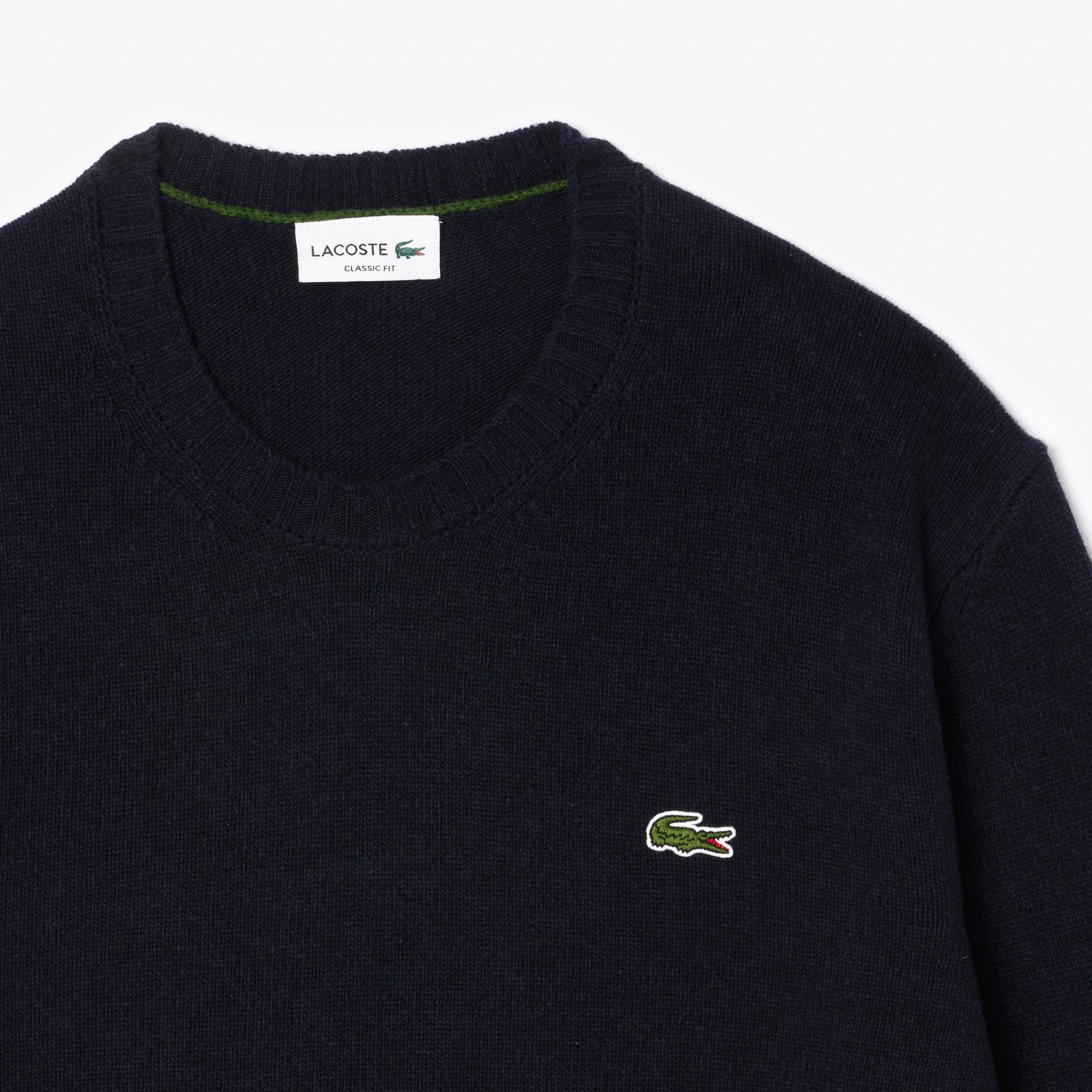 Lacoste Wool Crew Neck Sweater