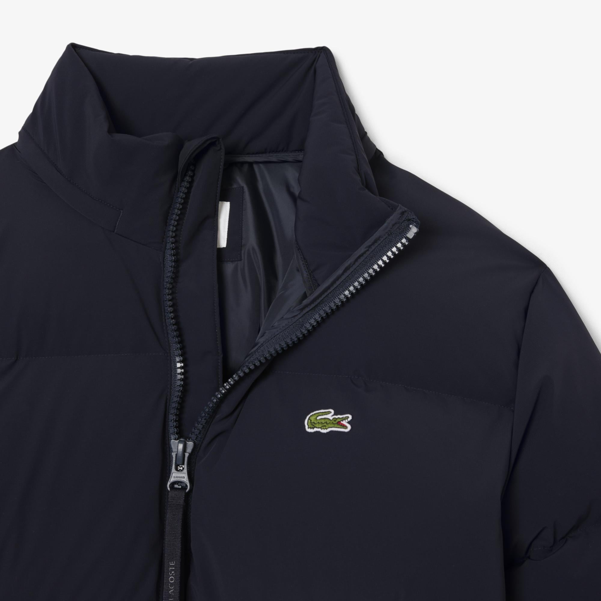 Erkek Relaxed Fit Kapüşonlu Lacivert Mont