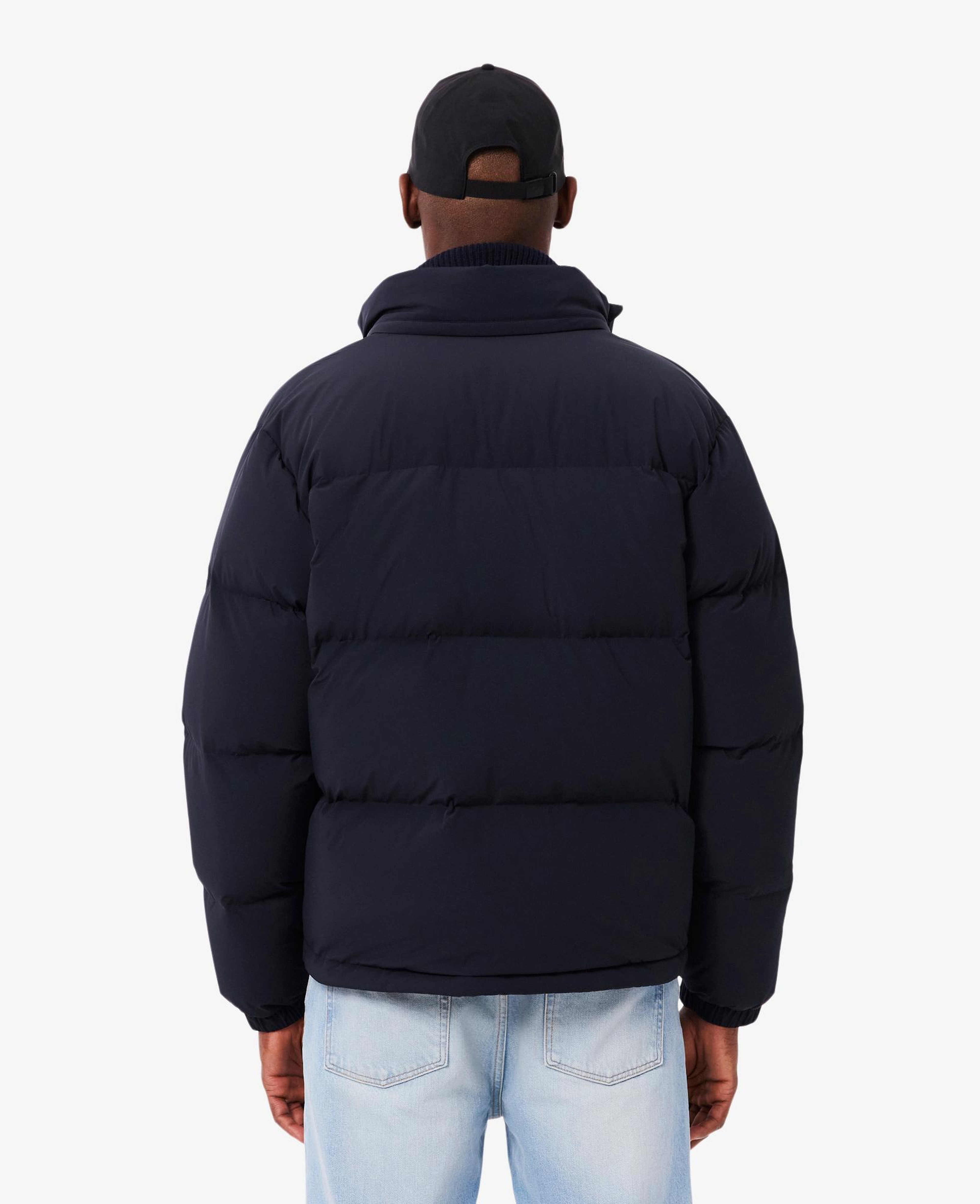 Erkek Relaxed Fit Kapüşonlu Lacivert Mont