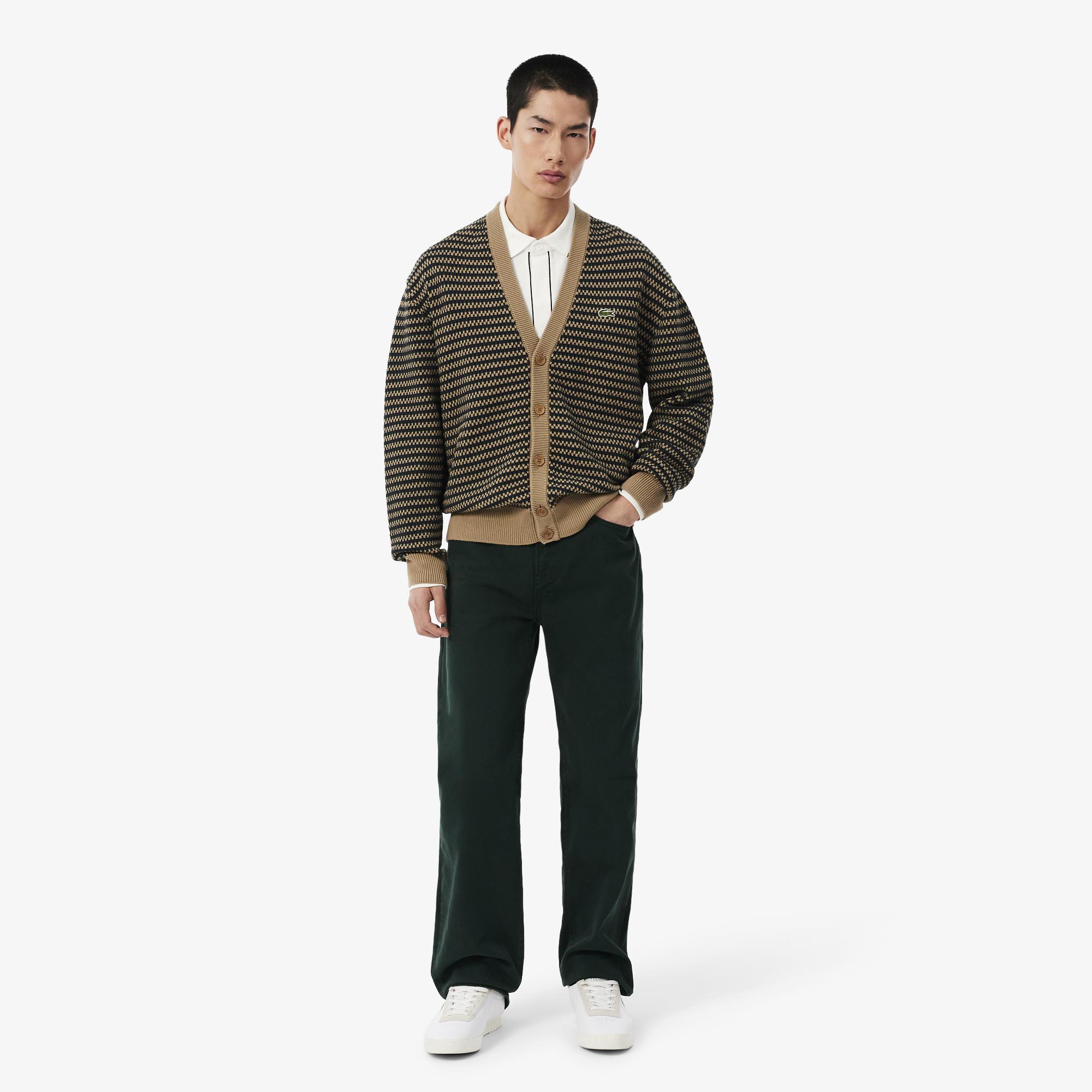 Erkek Regular Fit Uzun Kollu Beyaz Paris Polo