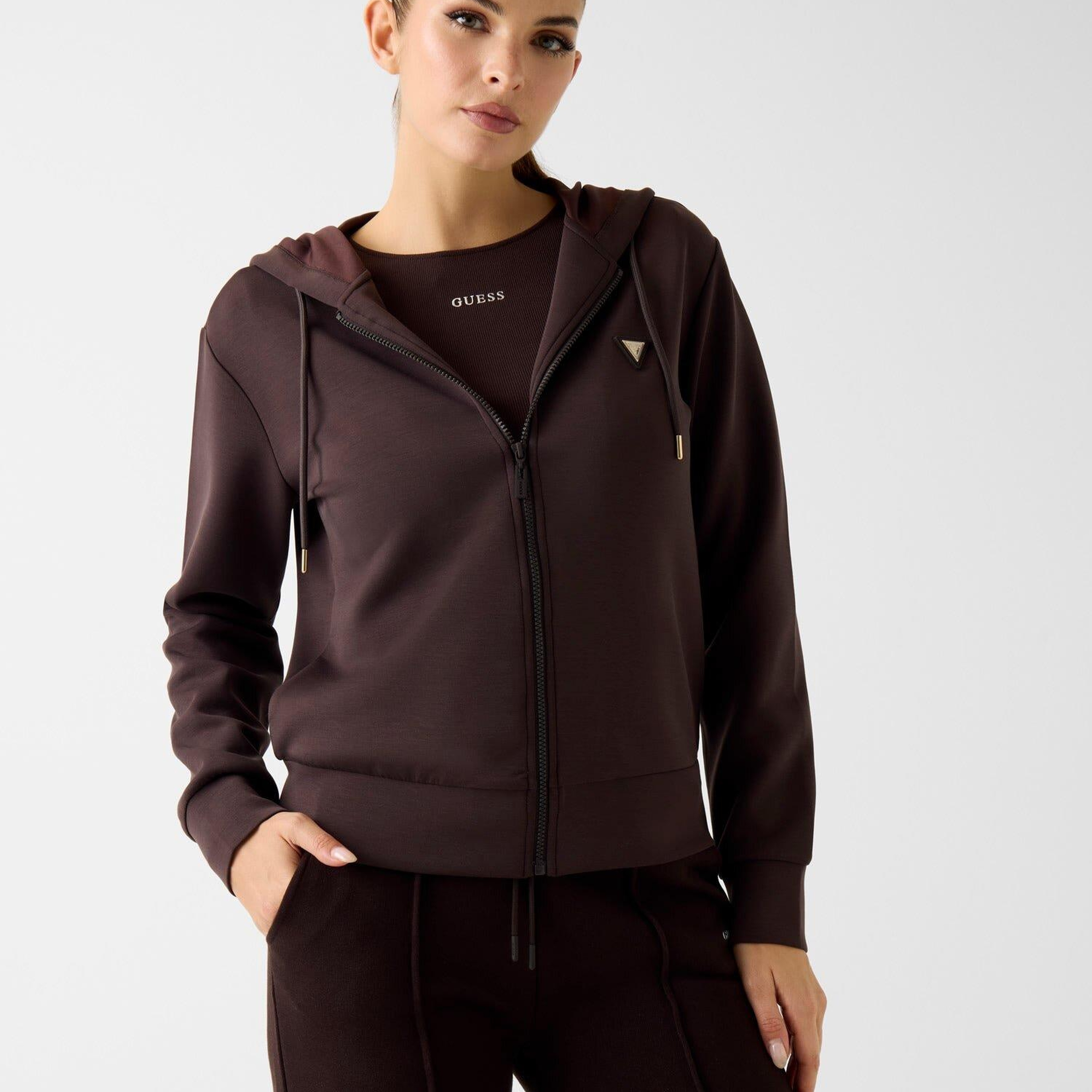 OlympeKadın Aktif Modal Karışımlı Scuba Sweatshirt