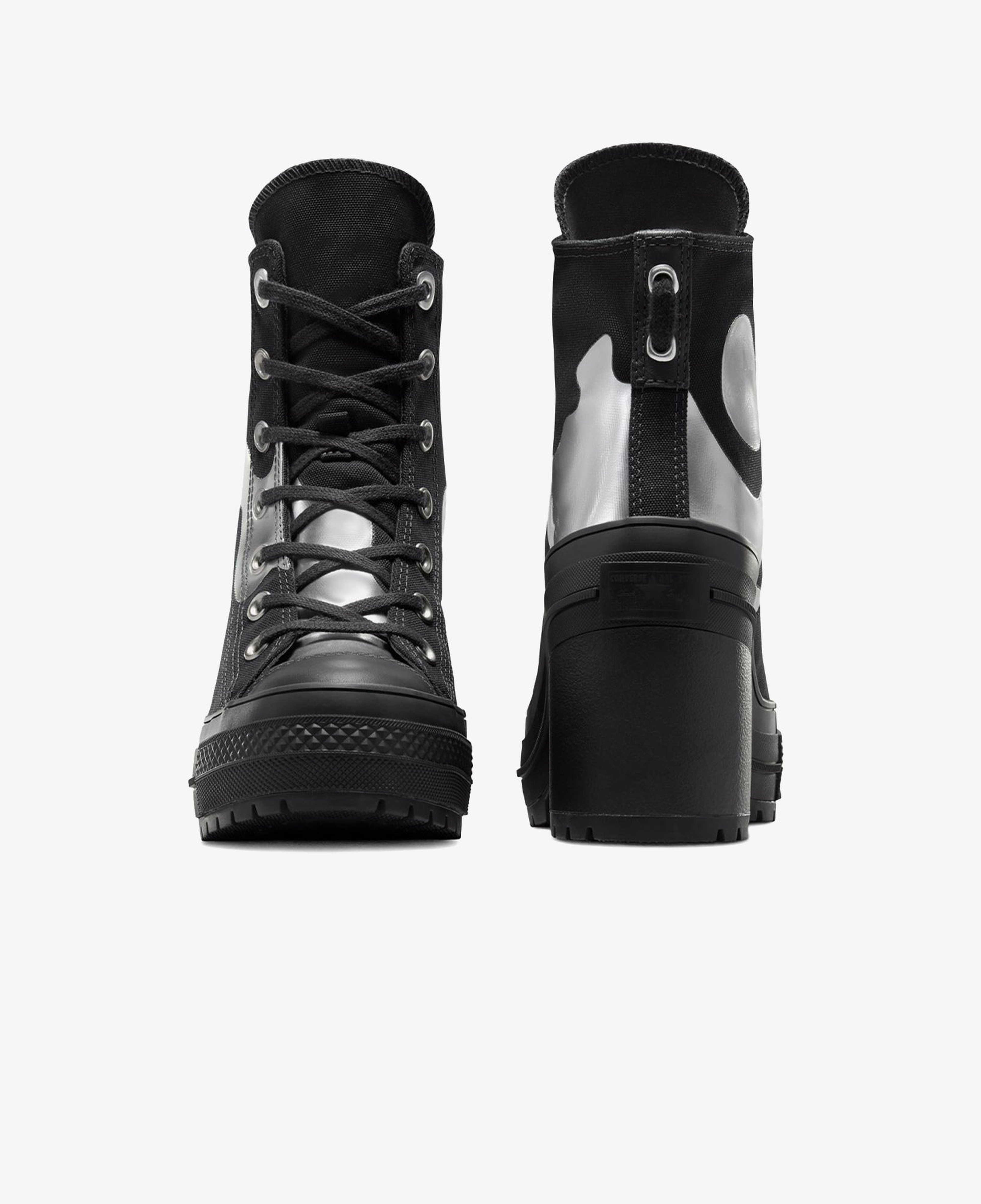 Converse Chuck 70 De Luxe Heel Chrome Kadın Siyah Platform Sneaker