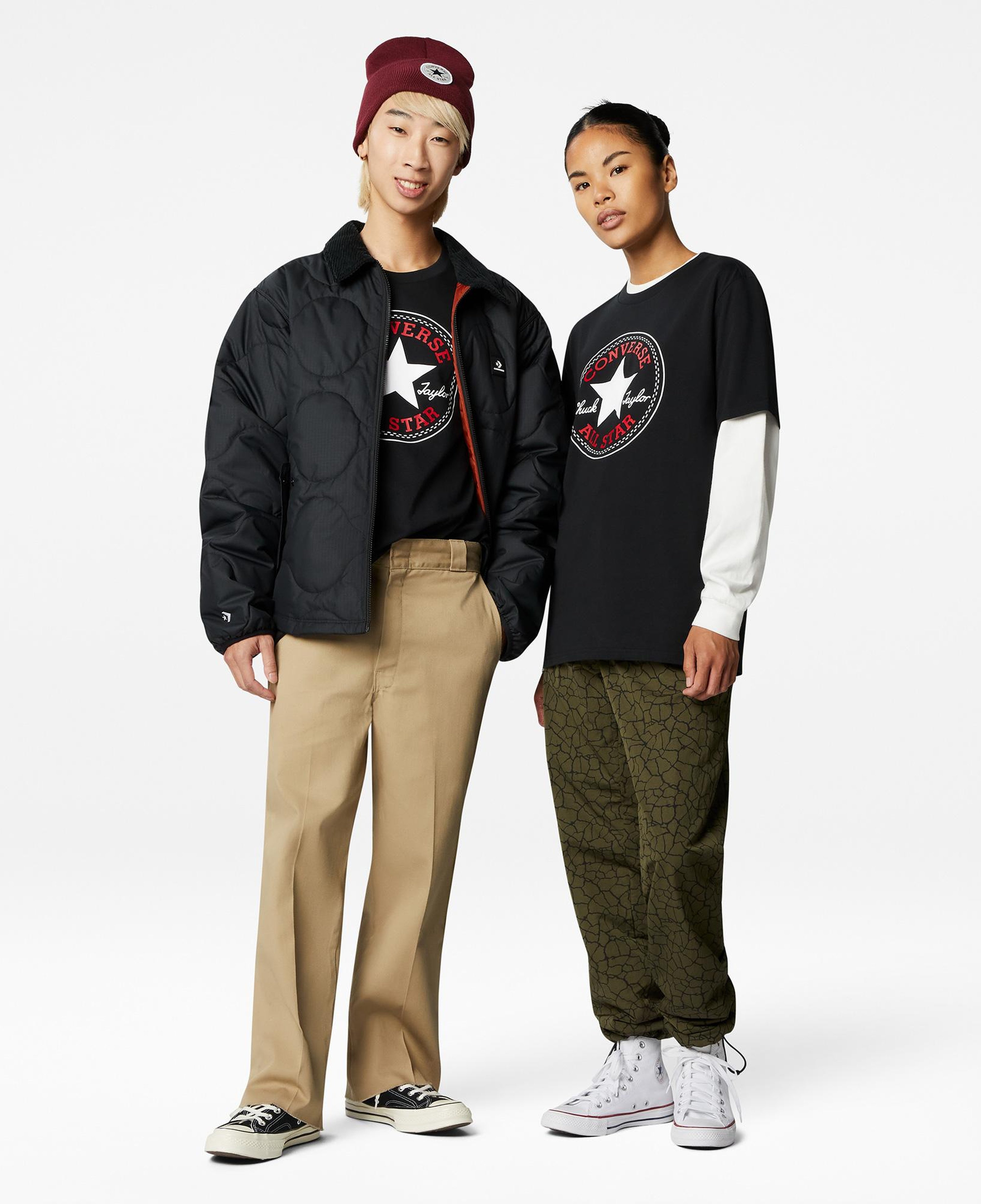 Converse Go-To All Star Patch Logo Unisex Siyah T-Shirt