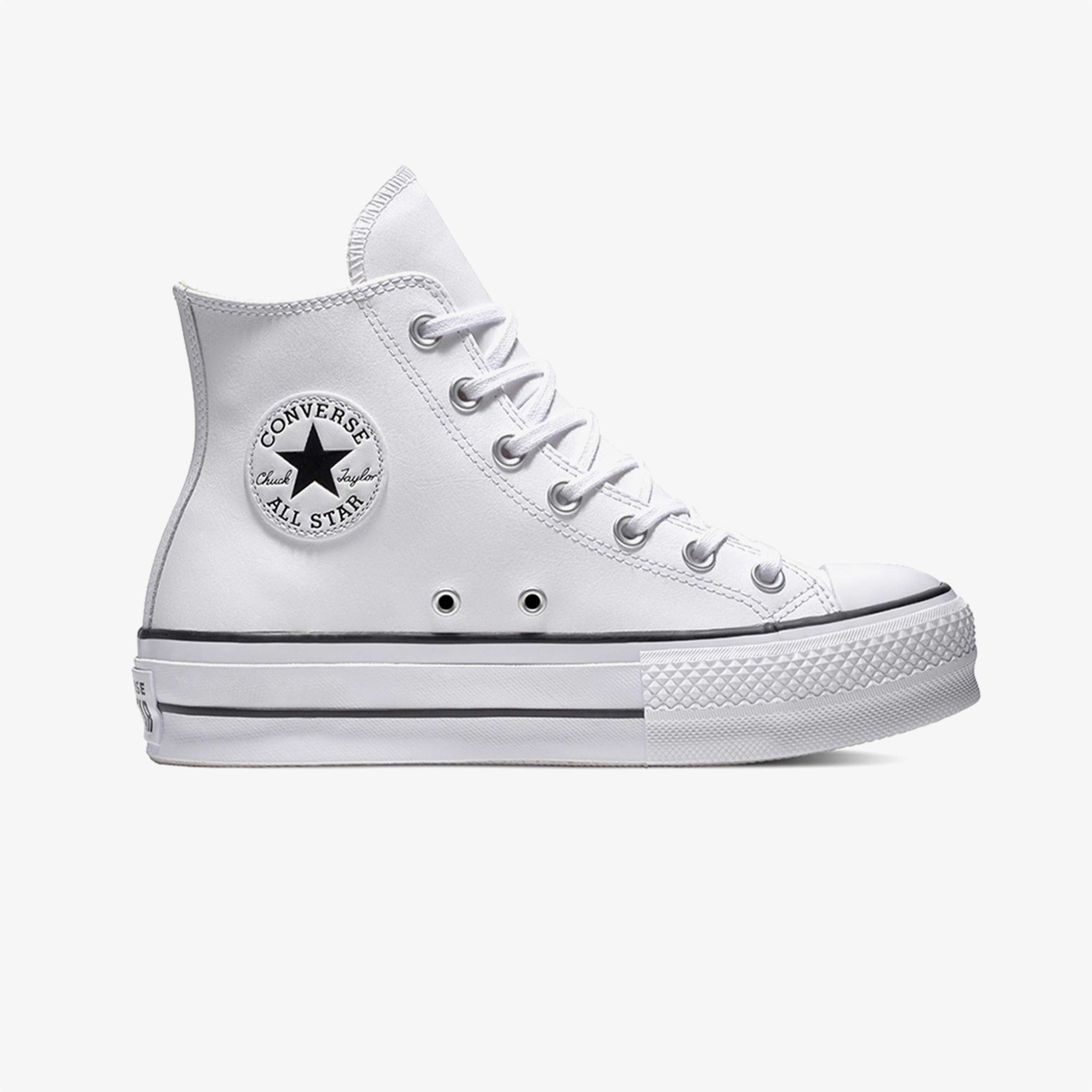 Converse Chuck Taylor All Star Kadın Beyaz Deri Sneaker