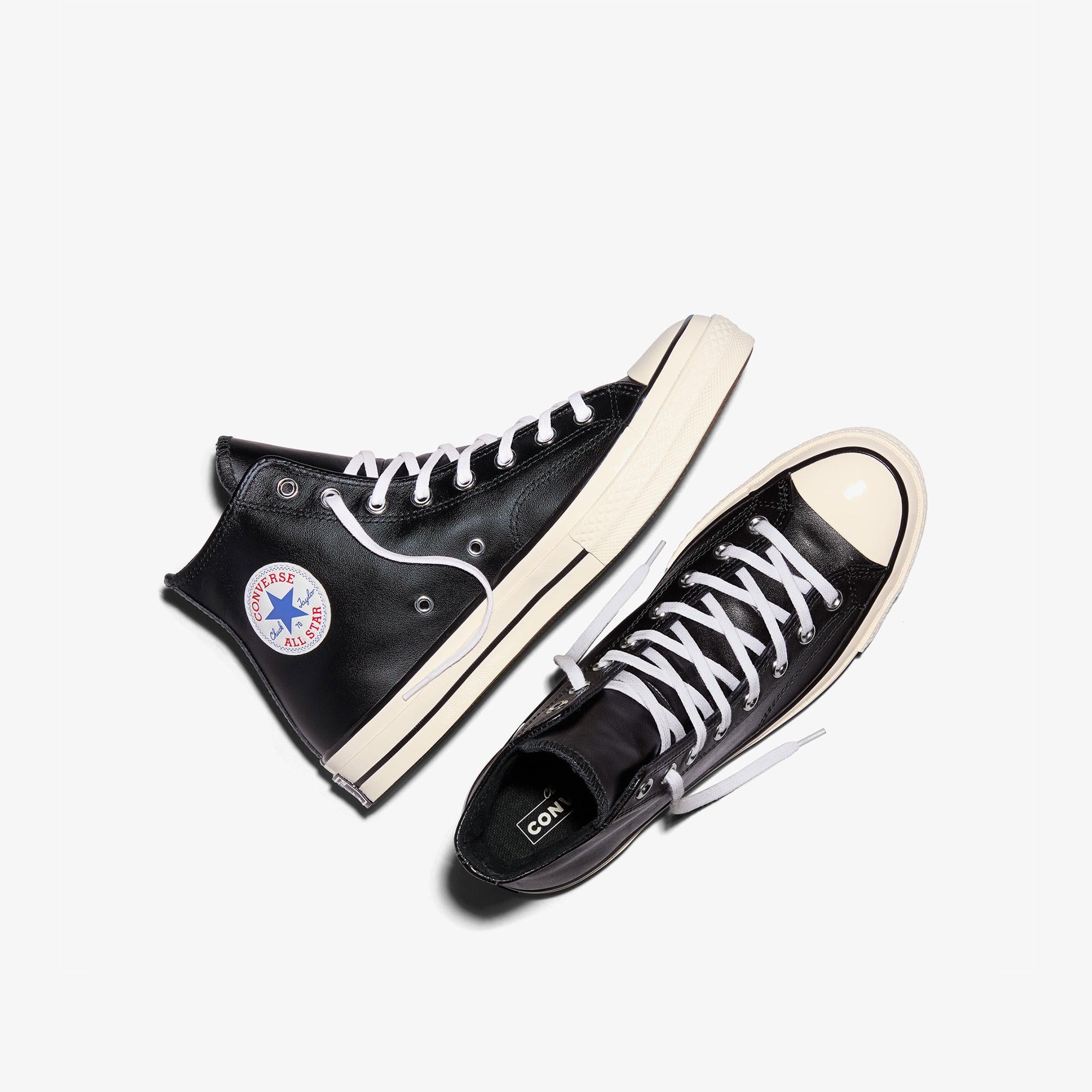 Converse Chuck 70 Unisex Siyah Deri Sneaker