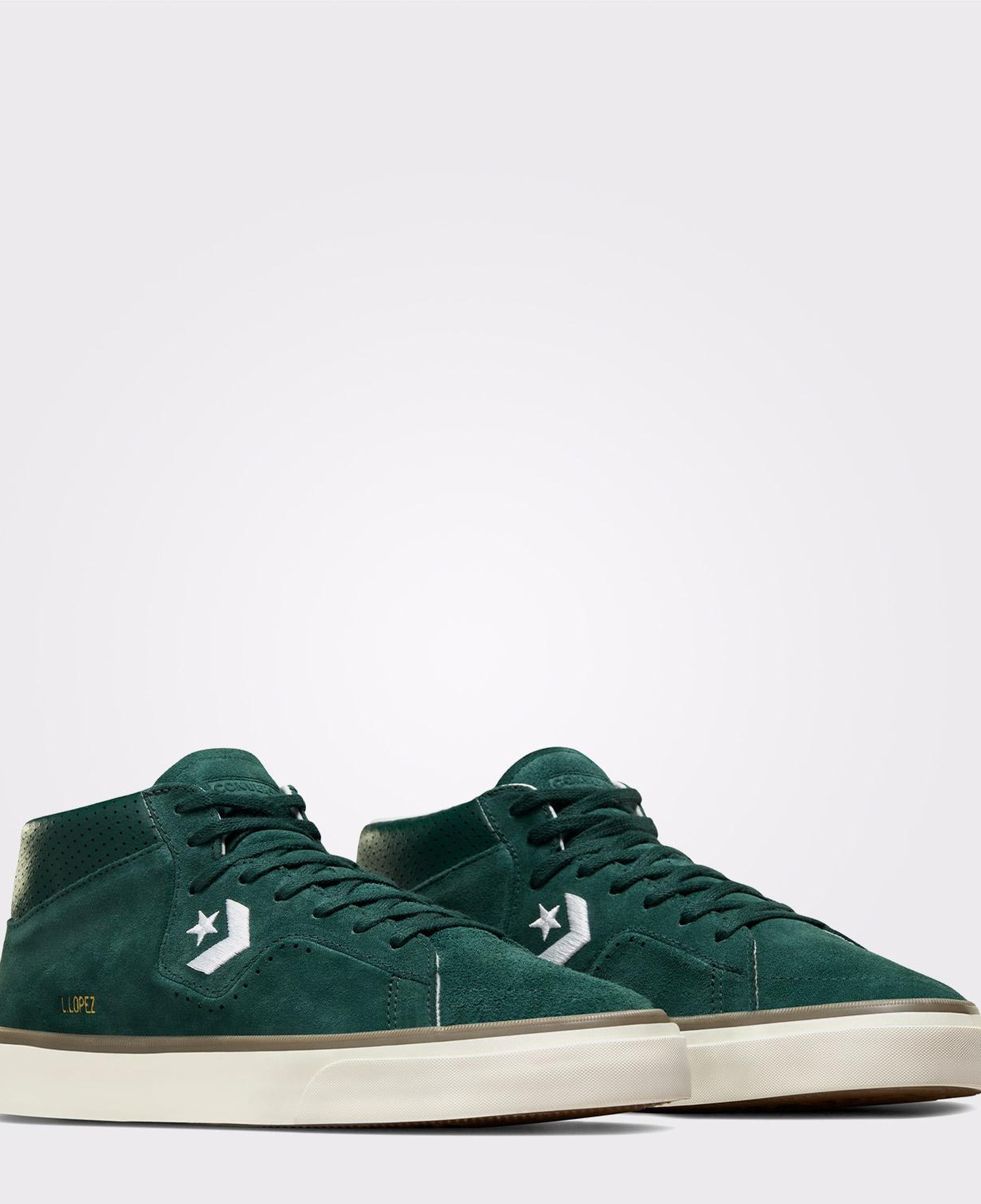 Converse Cons Louie Lopez Pro Unisex Yeşil Deri Sneaker