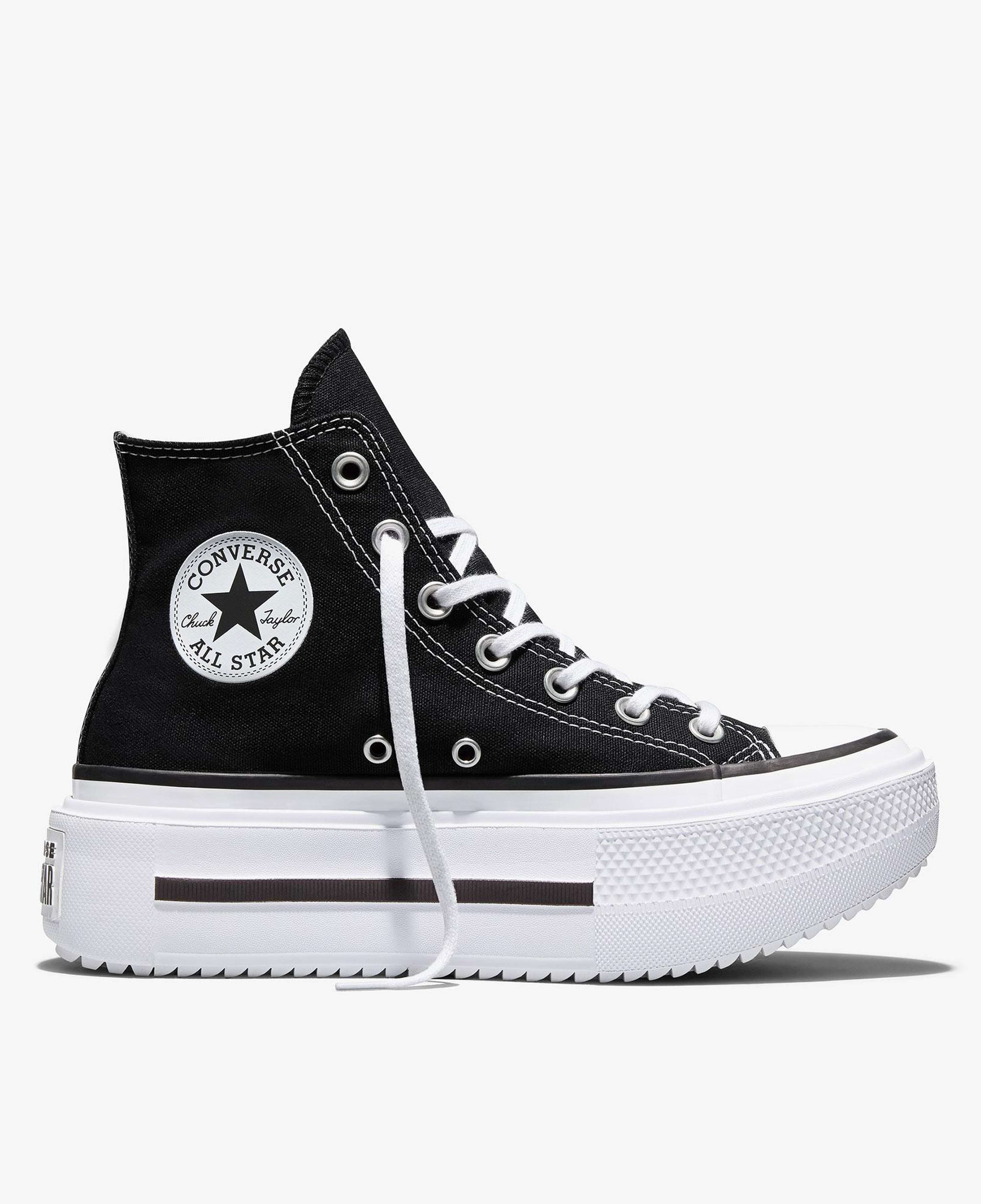 Converse Chuck Taylor All Star Lift Double Stack Unisex Siyah Sneaker