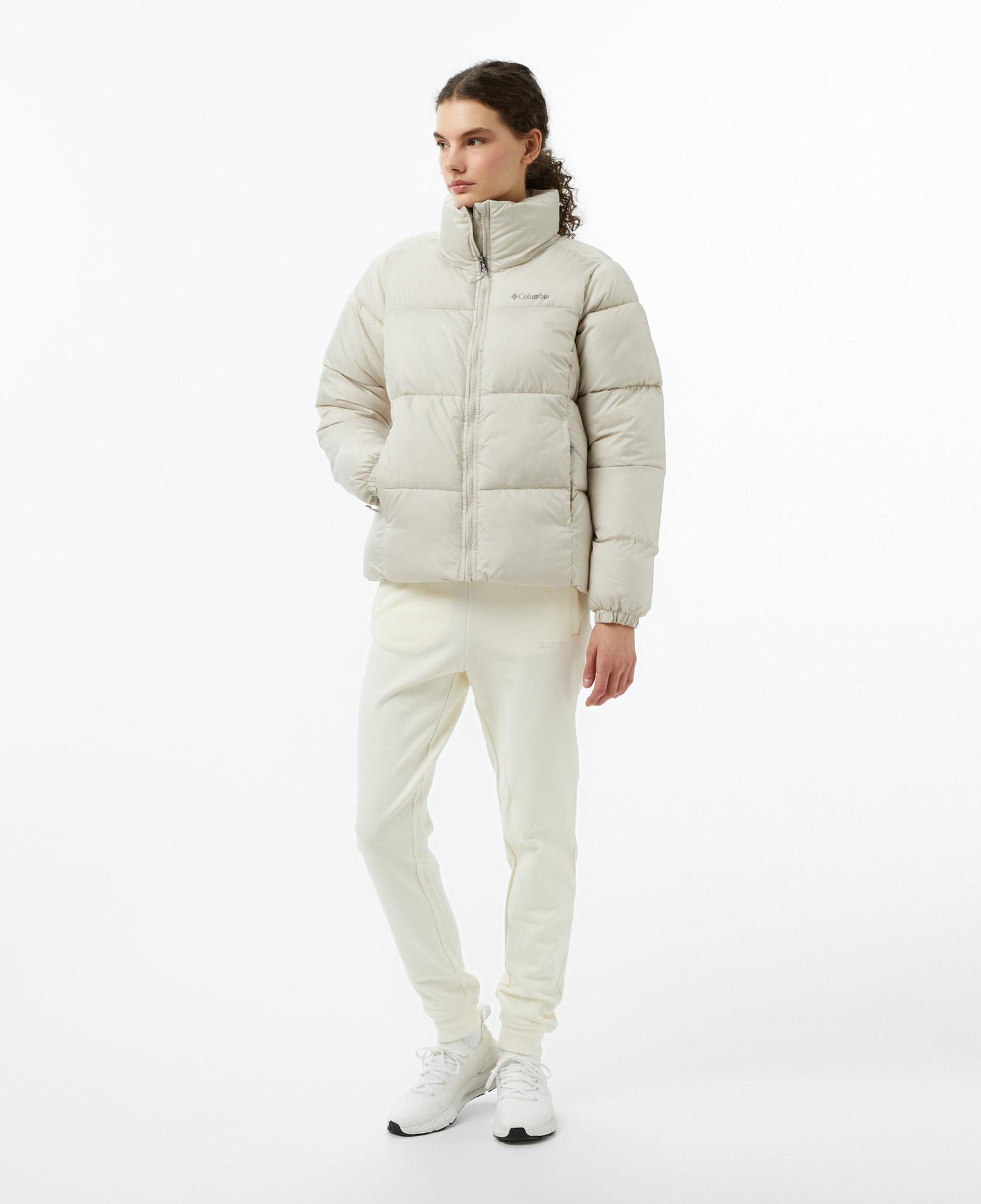 Columbia Puffect II Full Zip Kadın Bej Outdoor Mont