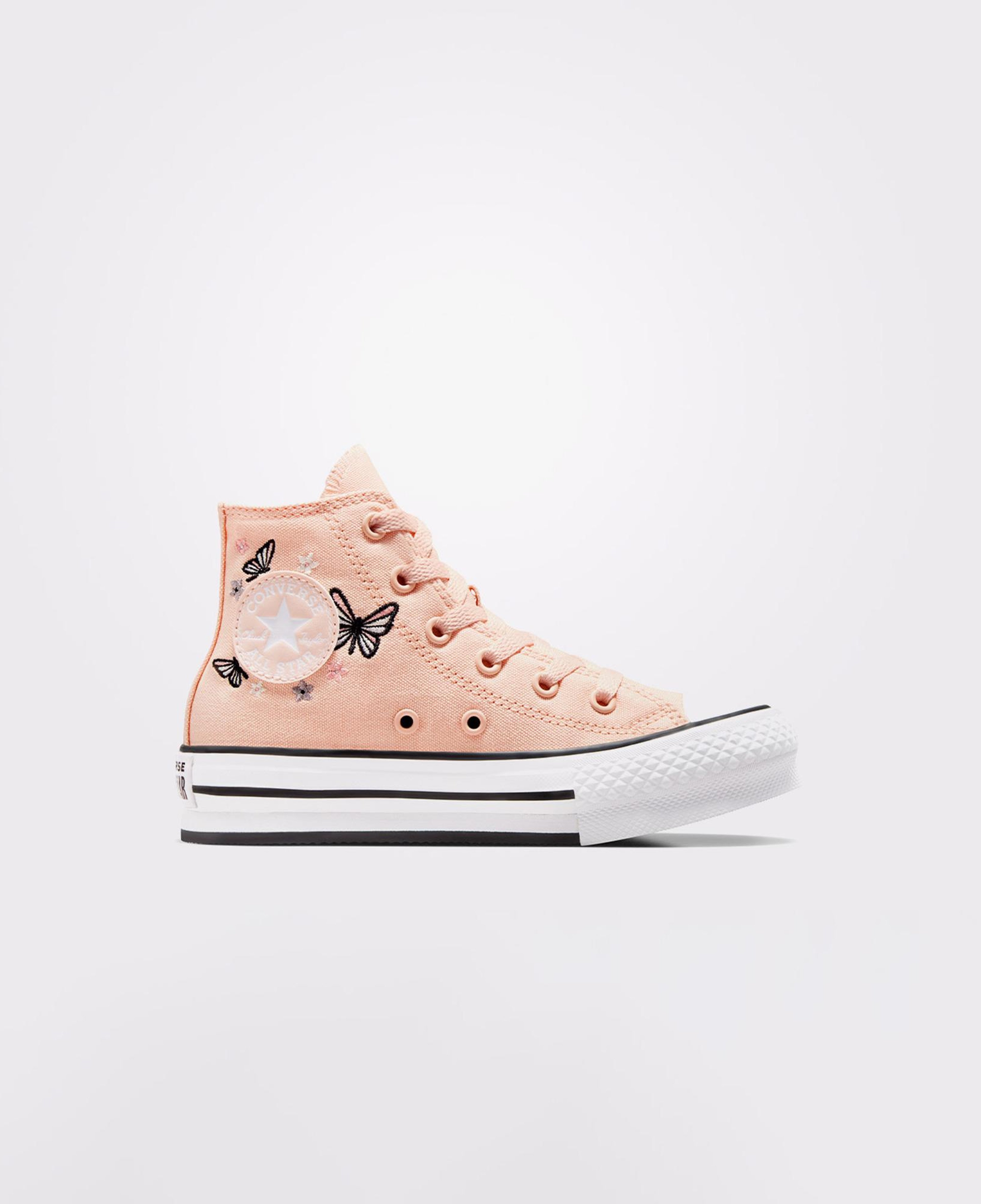 Converse Chuck Taylor All Star EVA Lift Butterflies Çocuk Pembe Platform Sneaker