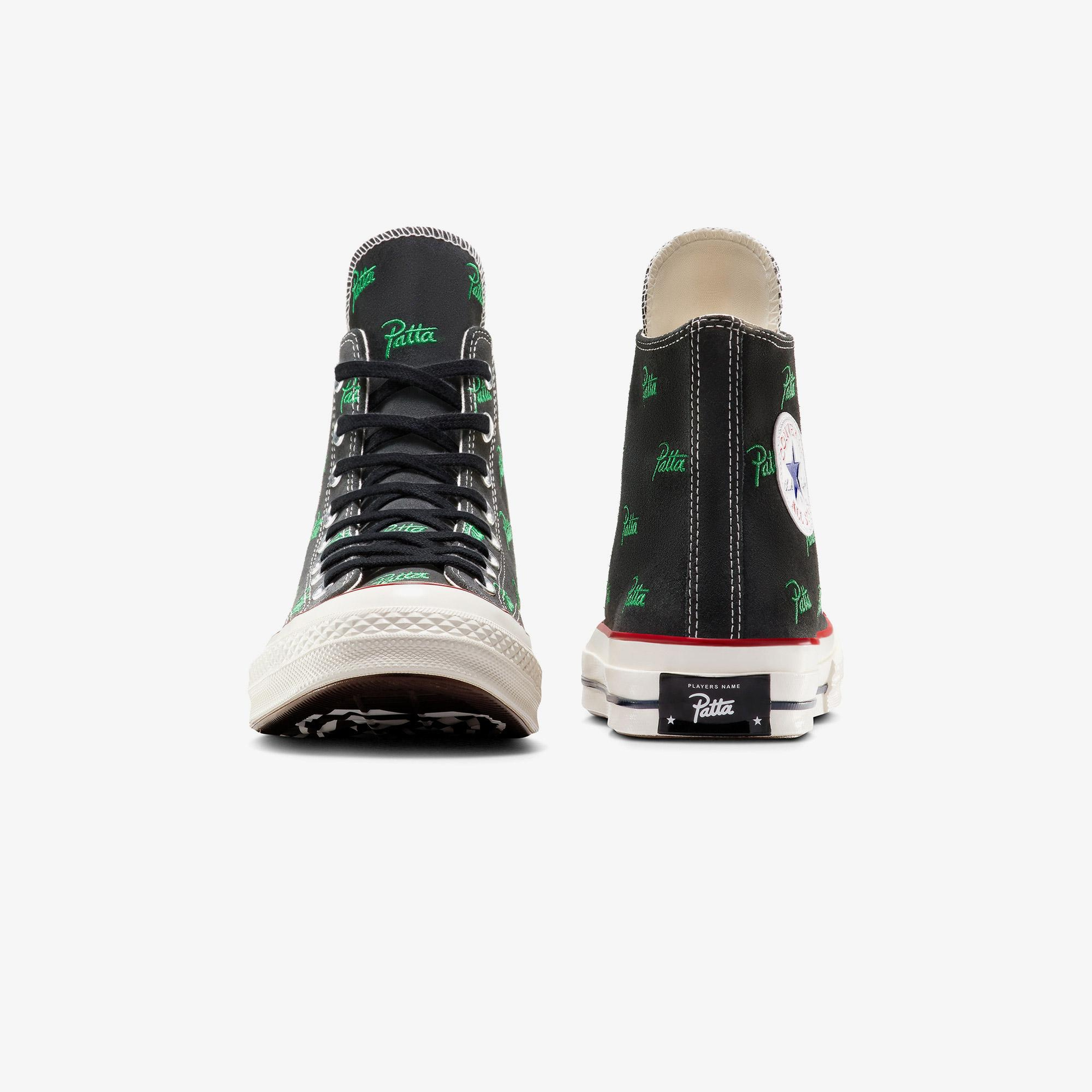 Converse X Patta Chuck 70 Unisex Siyah Bilekli Sneaker
