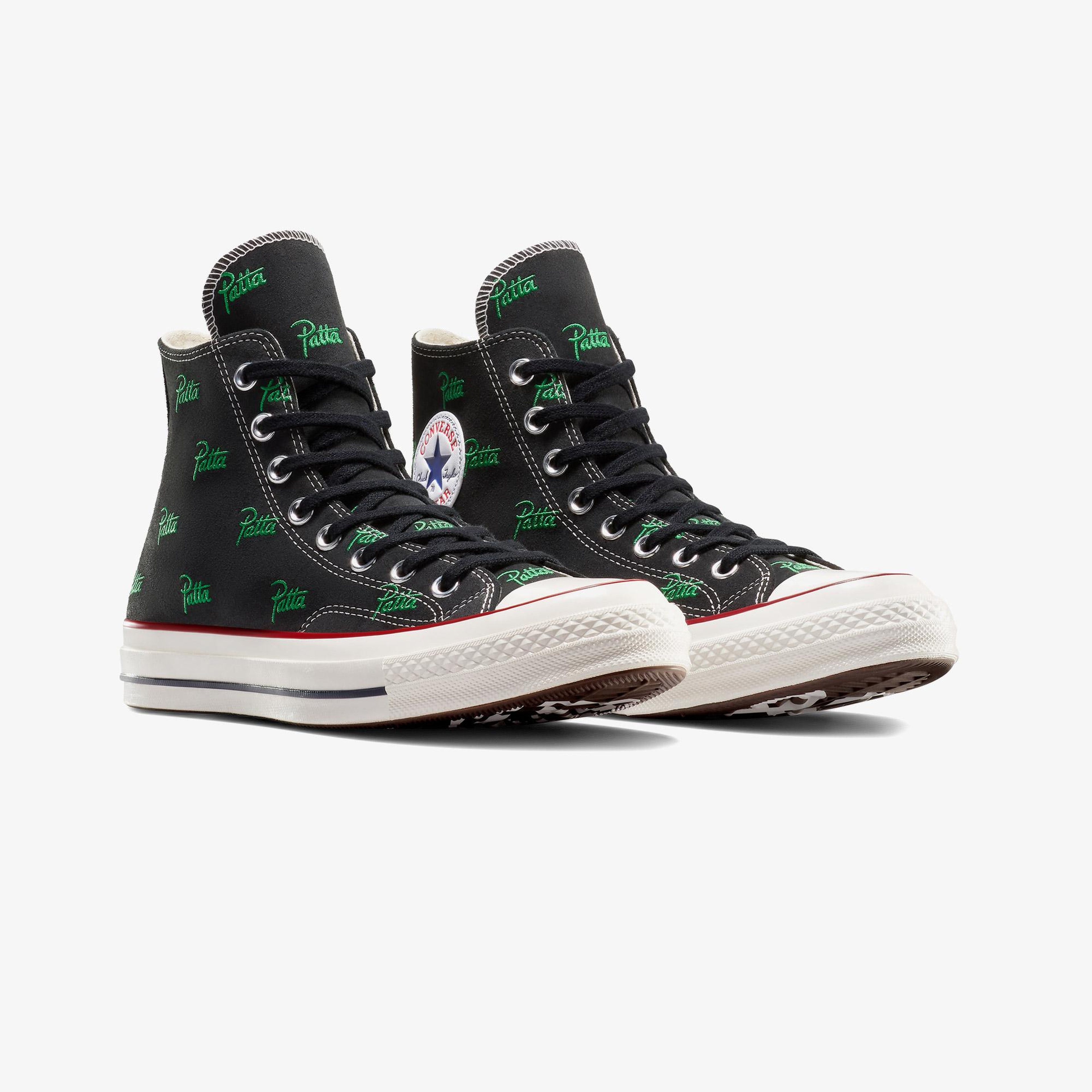 Converse X Patta Chuck 70 Unisex Siyah Bilekli Sneaker