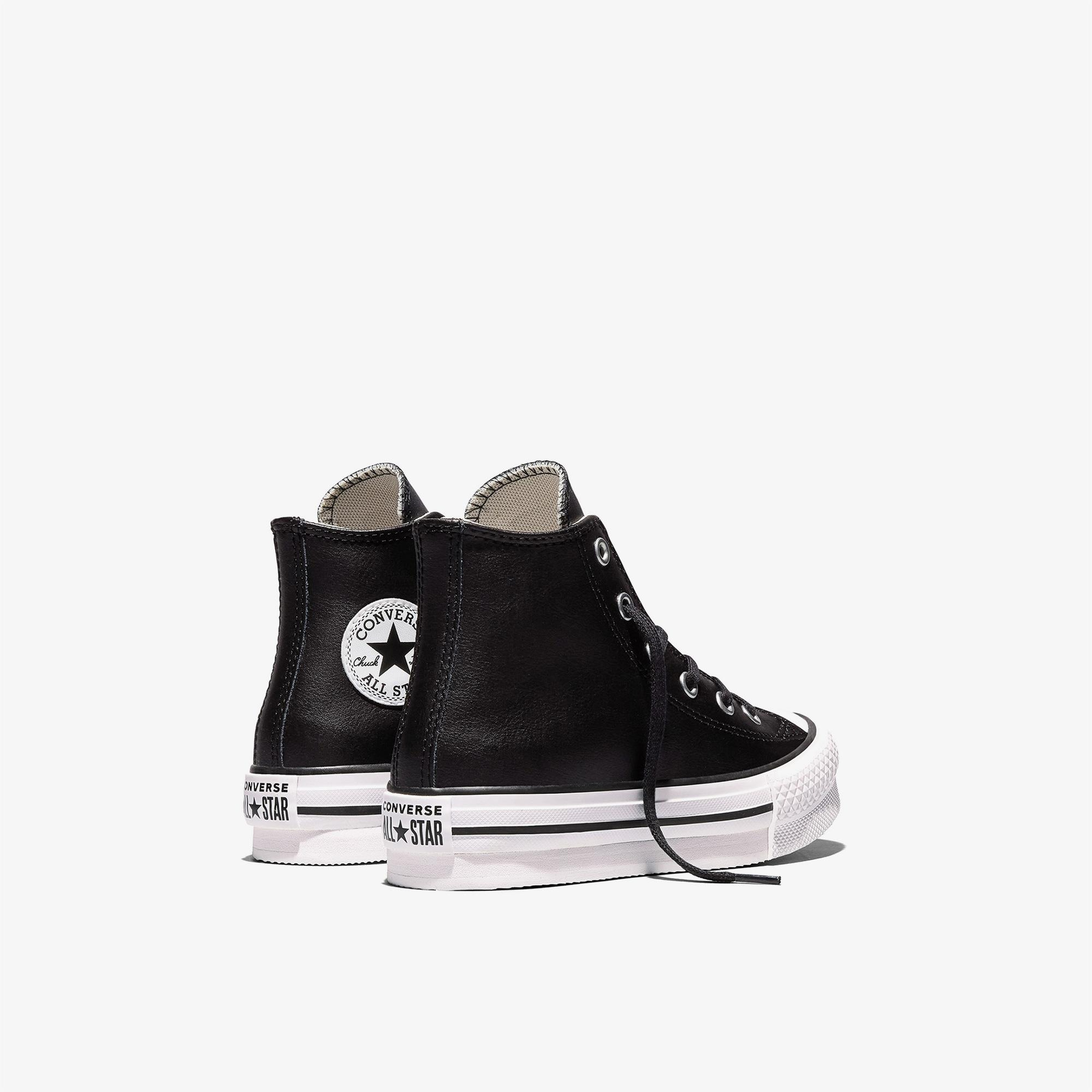 Converse Chuck Taylor All Star EVA Lift Çocuk Siyah Deri Sneaker